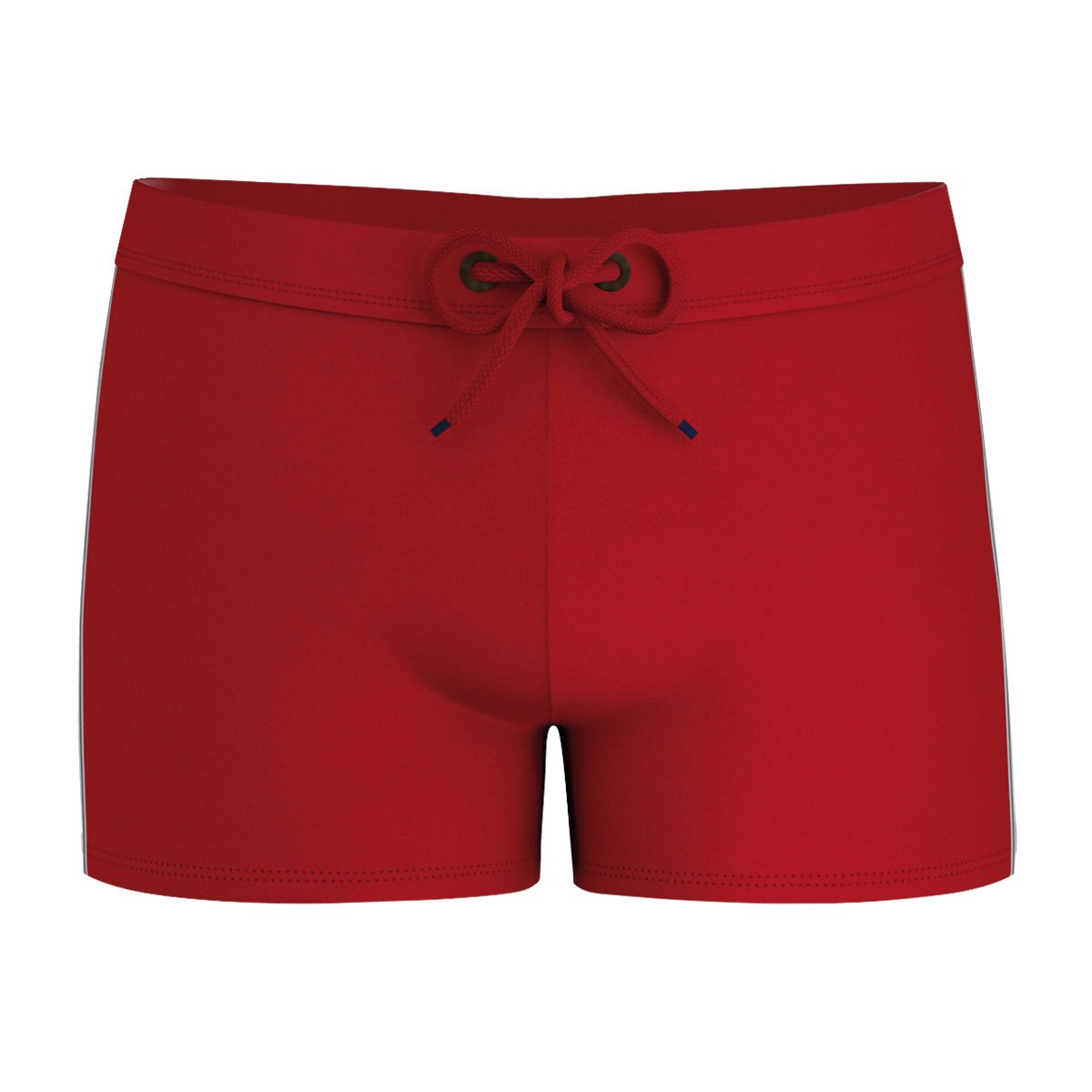 French-made recycled fiber swimming boxers EMINENCE Red