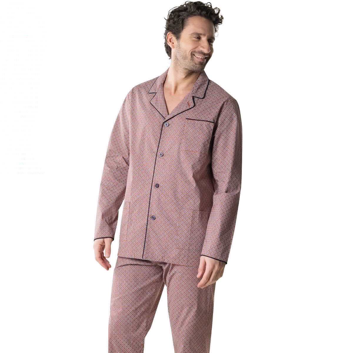 Long open pajamas EMINENCE Brown