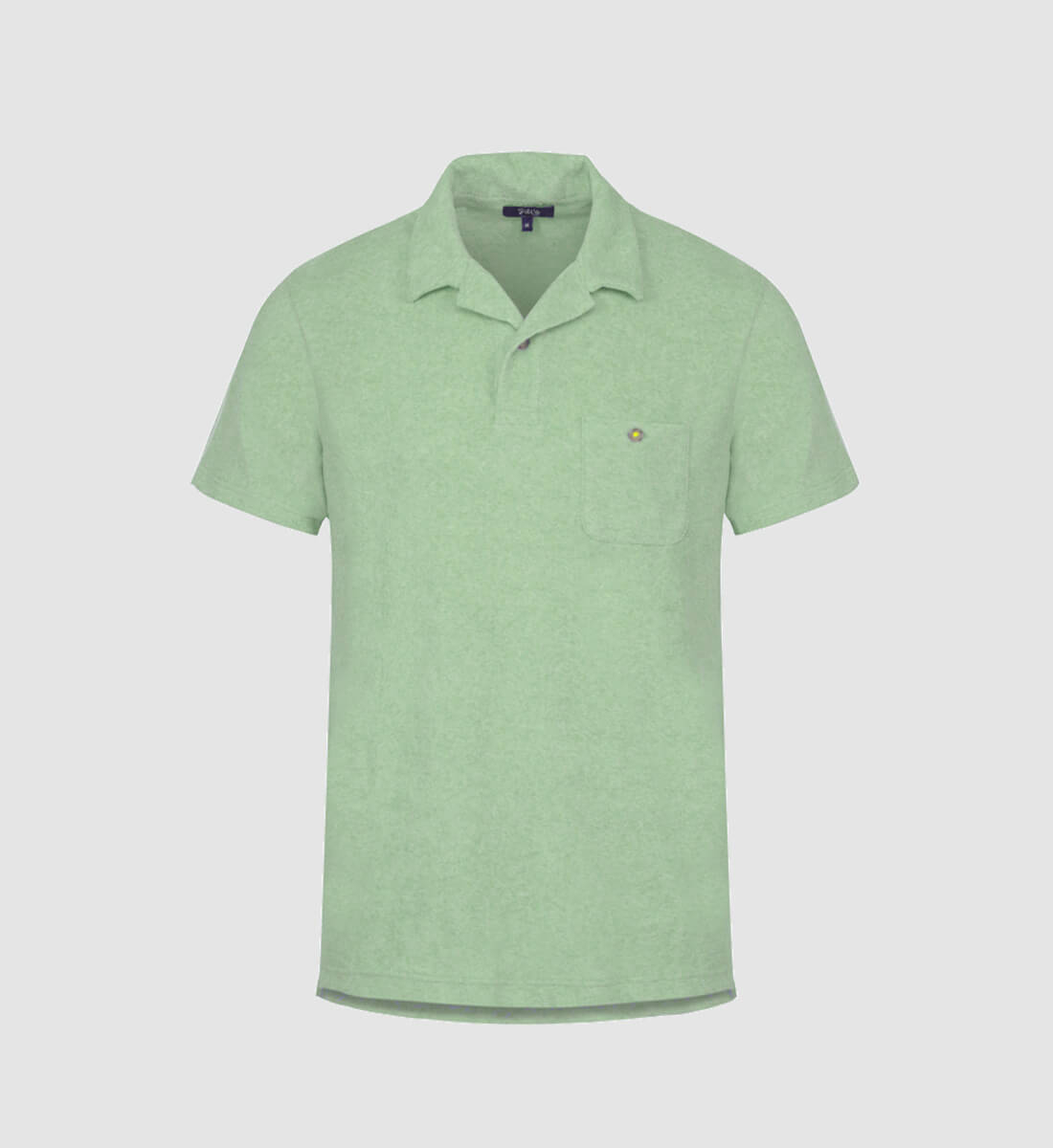 Almond Terry Cloth Polo GILI'S Green