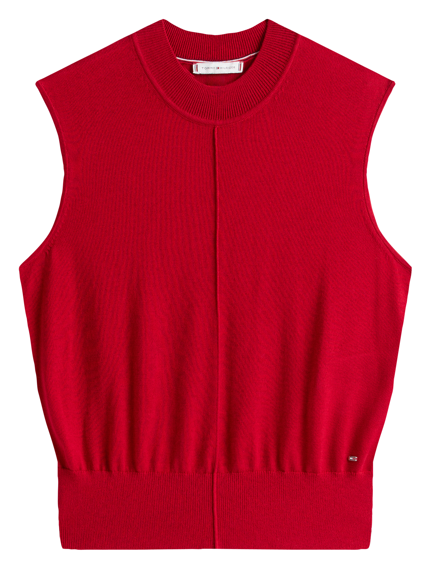 Pull col rond  TOMMY HILFIGER Rouge