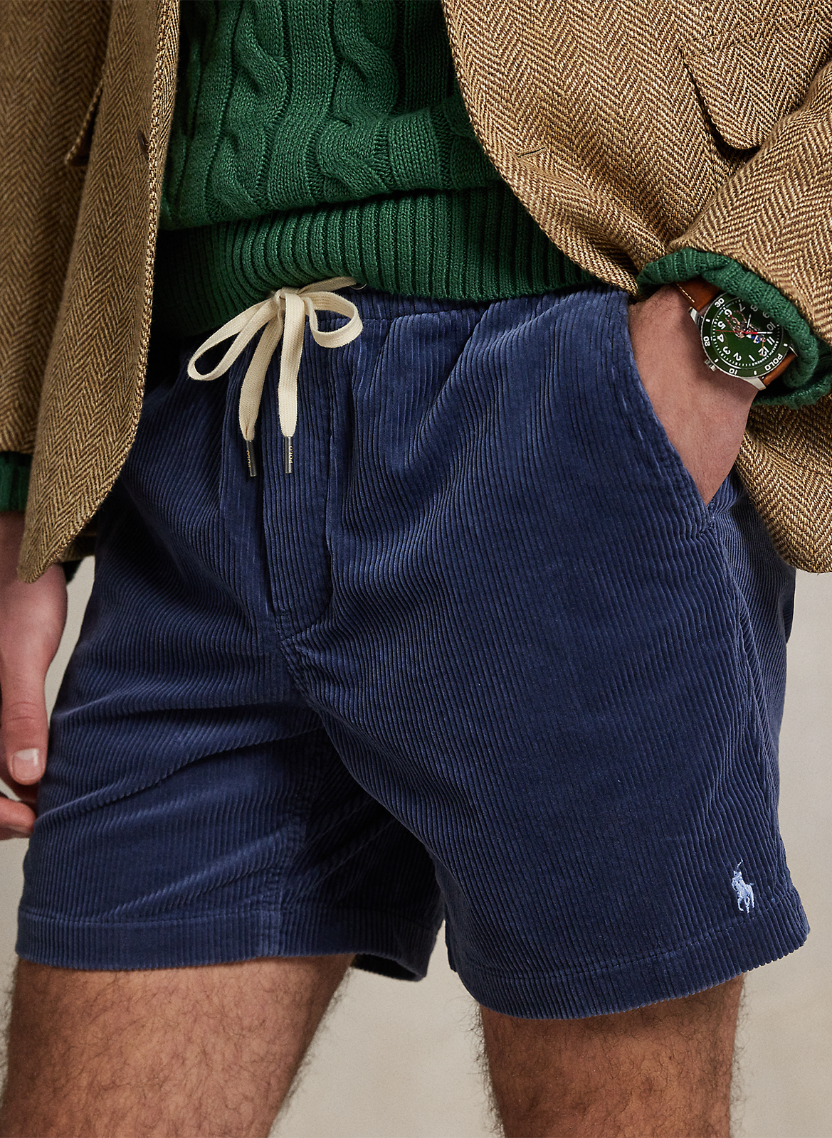 Ridge velvet shorts POLO RALPH LAUREN Blue
