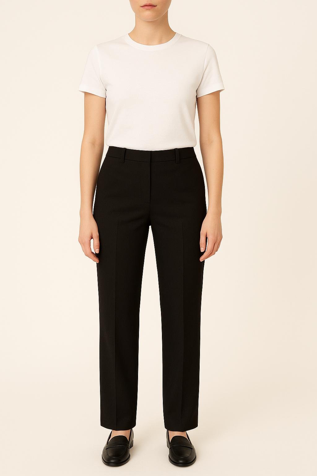 Pantalon droit occasion COMPTOIR DES COTONNIERS 38 Noir - Vêtement d