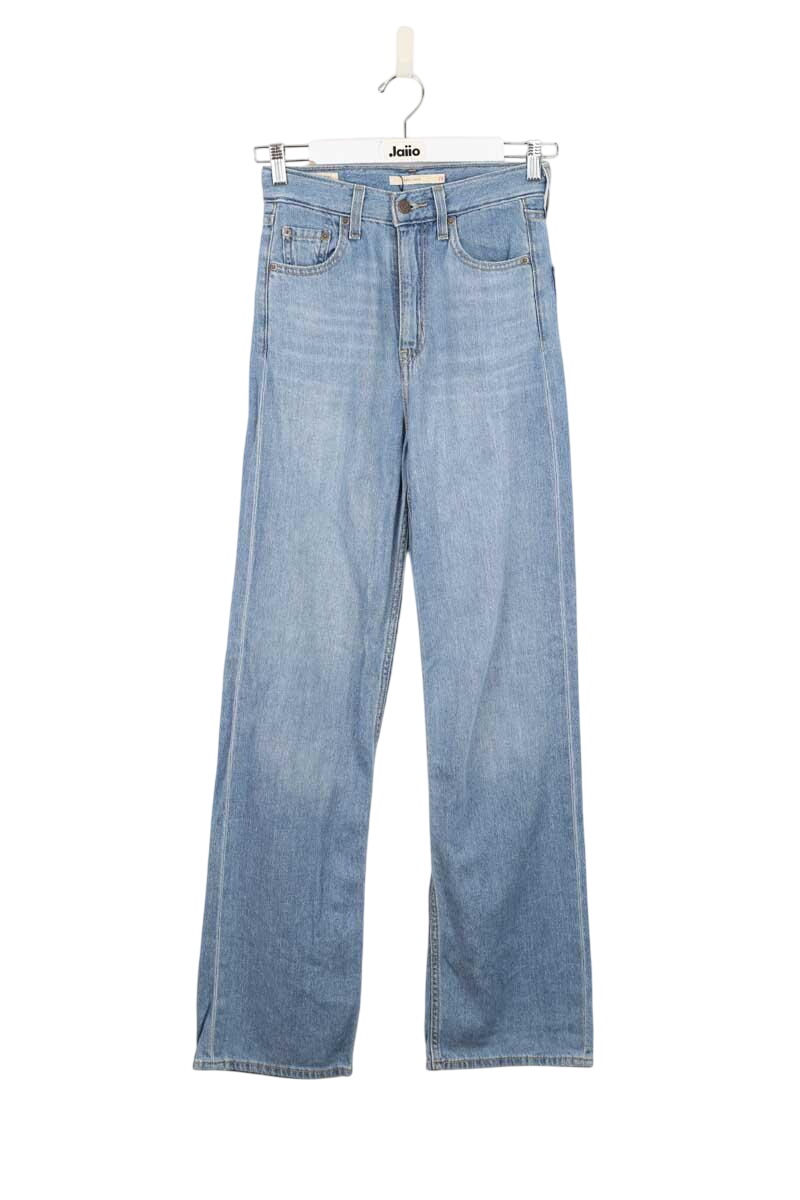 Wide leg cotton jeans LEVI'S - Seconde main Blue