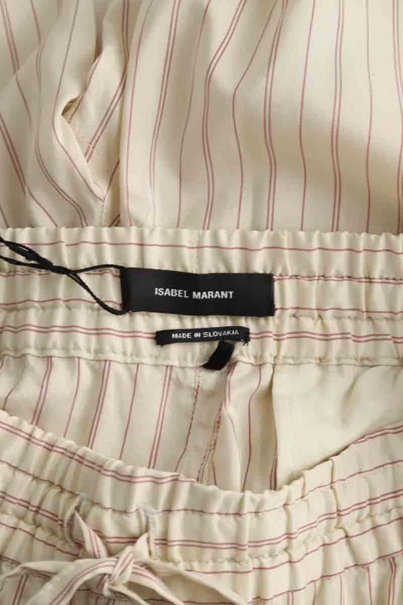 Silk trousers ISABEL MARANT - Seconde Main Beige
