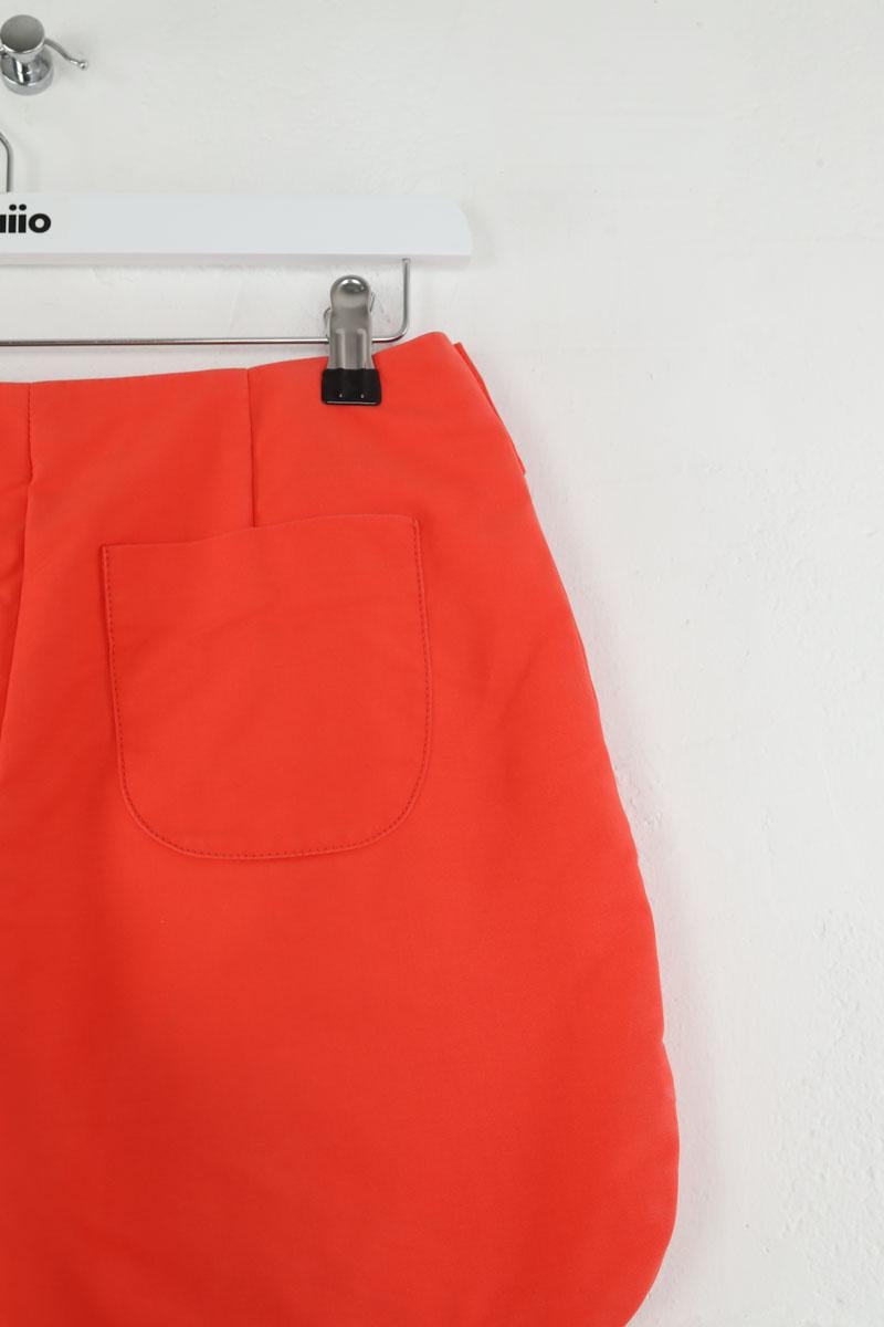Cotton mini shorts KENZO - SECONDE MAIN Orange