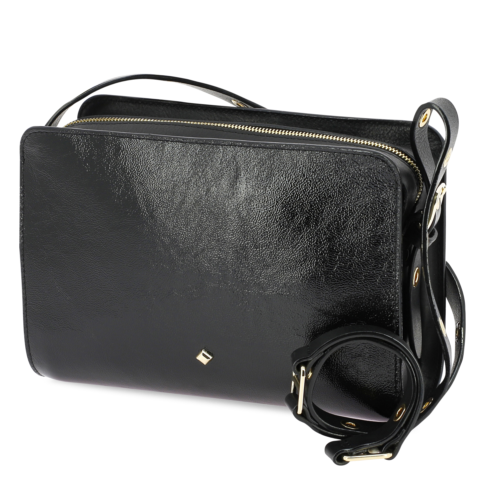 Brieftasche aus Leder HERBERT FRERE SOEUR Schwarz