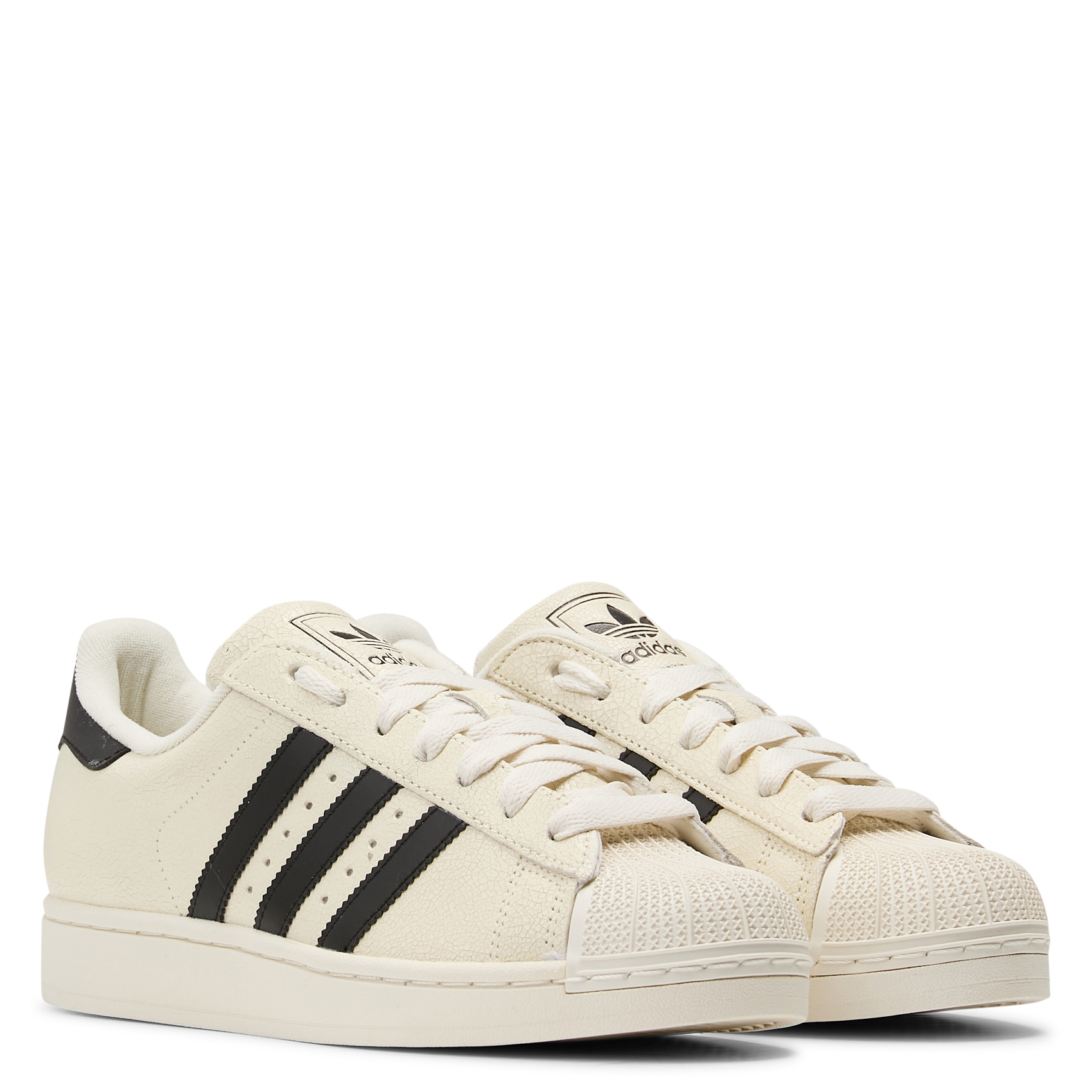 Baskets basses en cuir ADIDAS Blanc