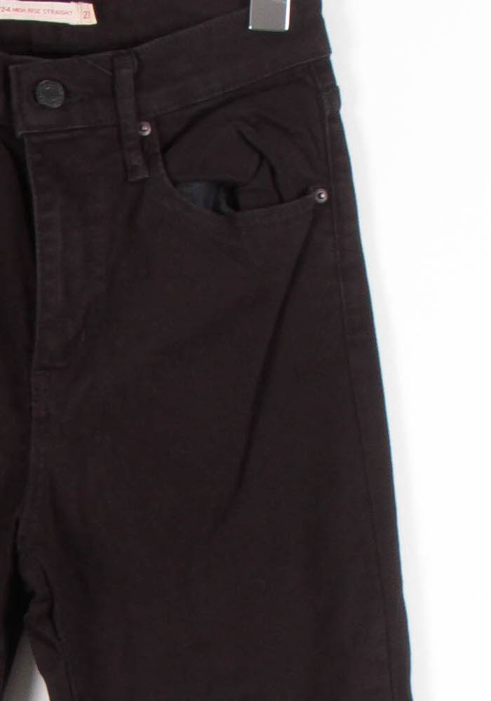 Cropped slim jeans with studs LEVI'S - Seconde main Black