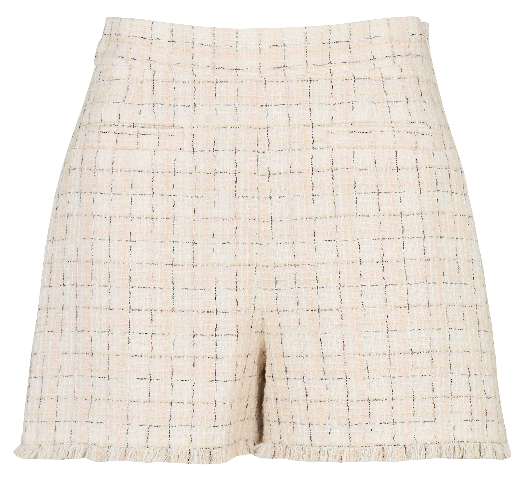 Short droit en tweed IKKS Rose