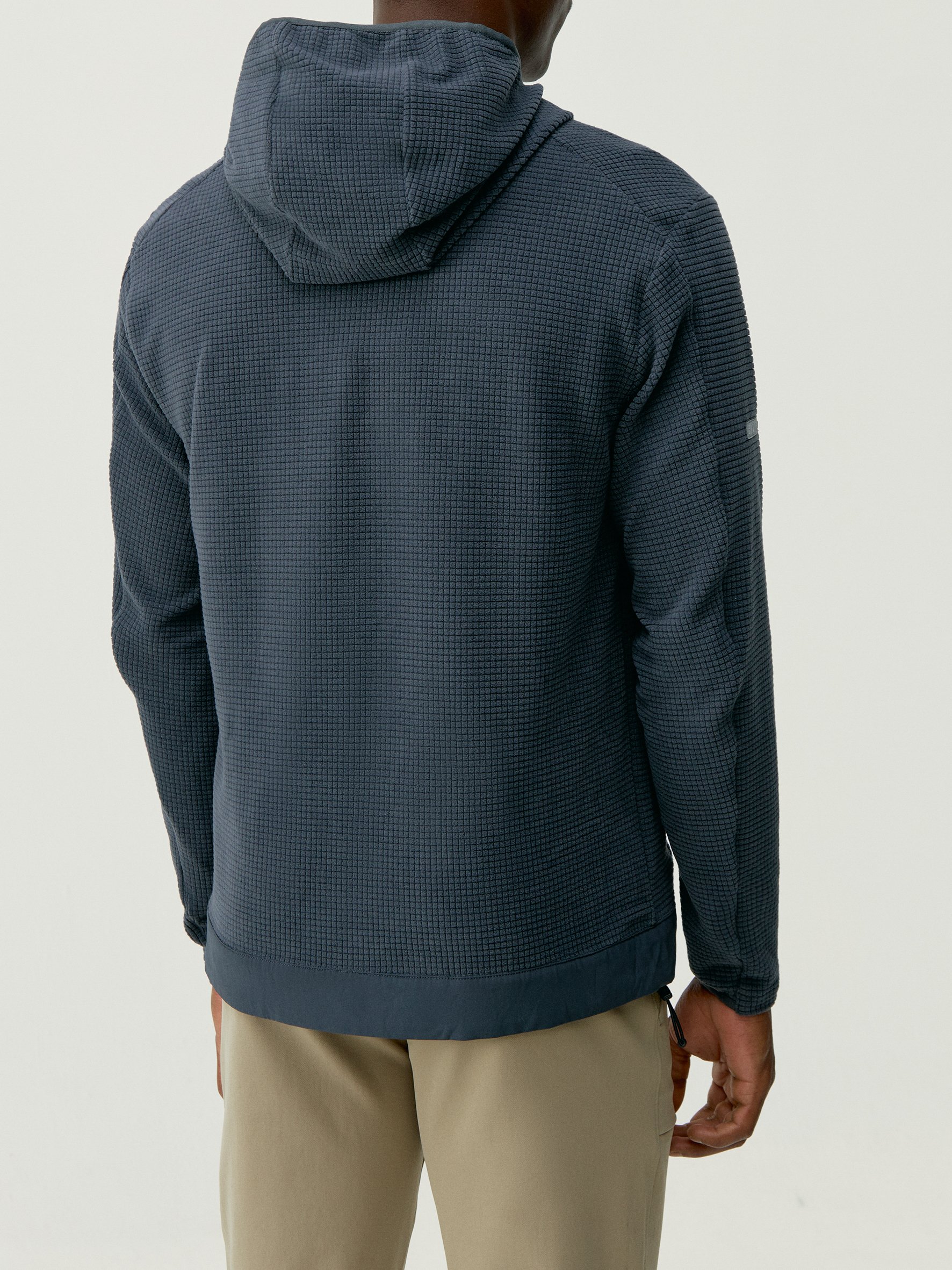 Quilted sports jacket with zipper BORN Grey