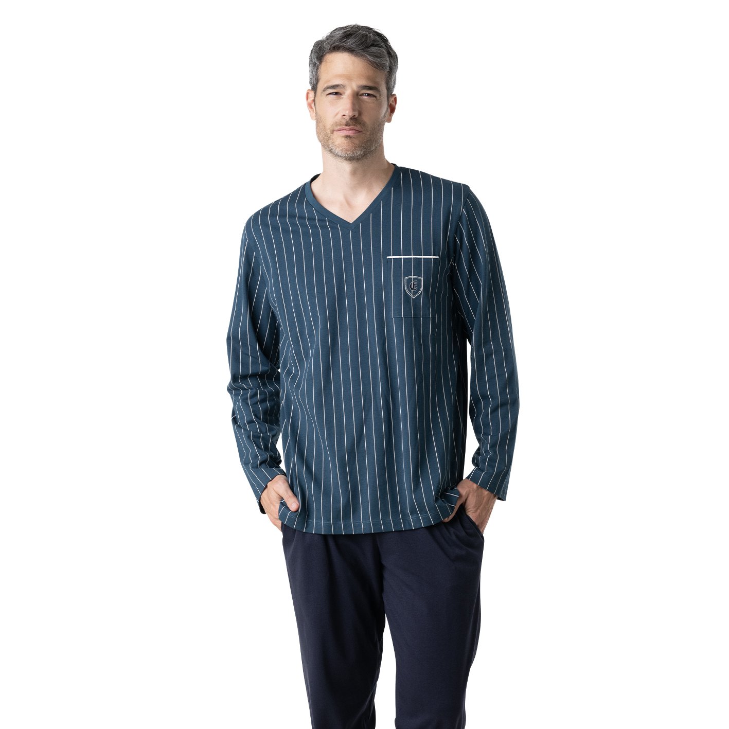 Pyjama long EMINENCE Bleu