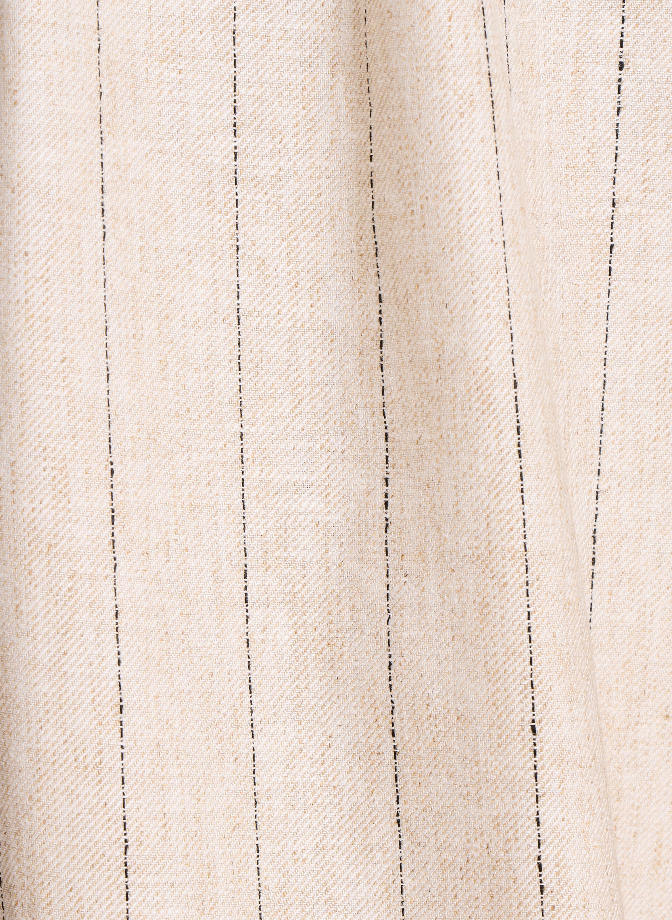 Wide-leg Striped Trousers LA FEE MARABOUTEE Beige