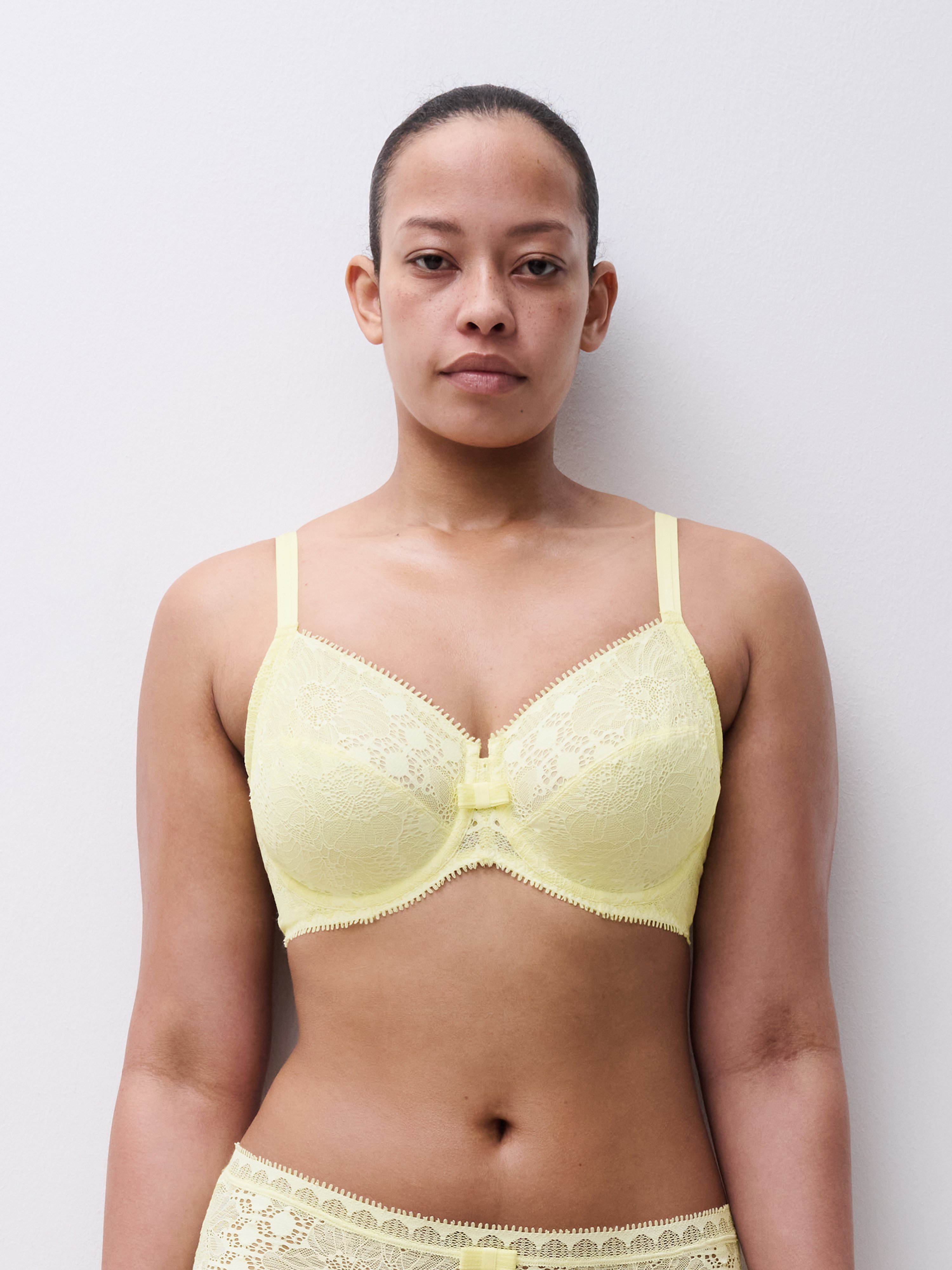 Full-cup bra CHANTELLE Yellow