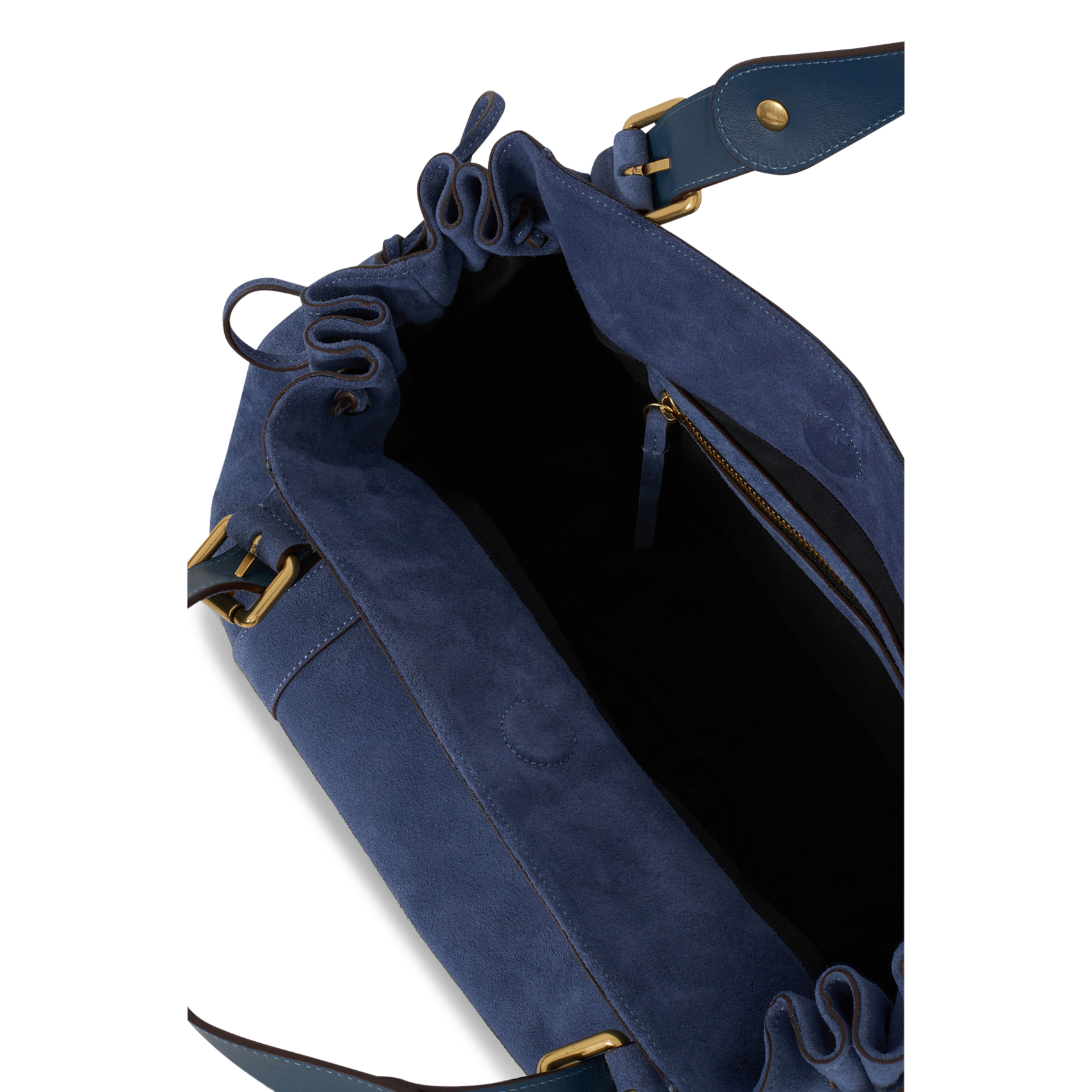 Sac porté épaule en cuir GERARD DAREL Bleu