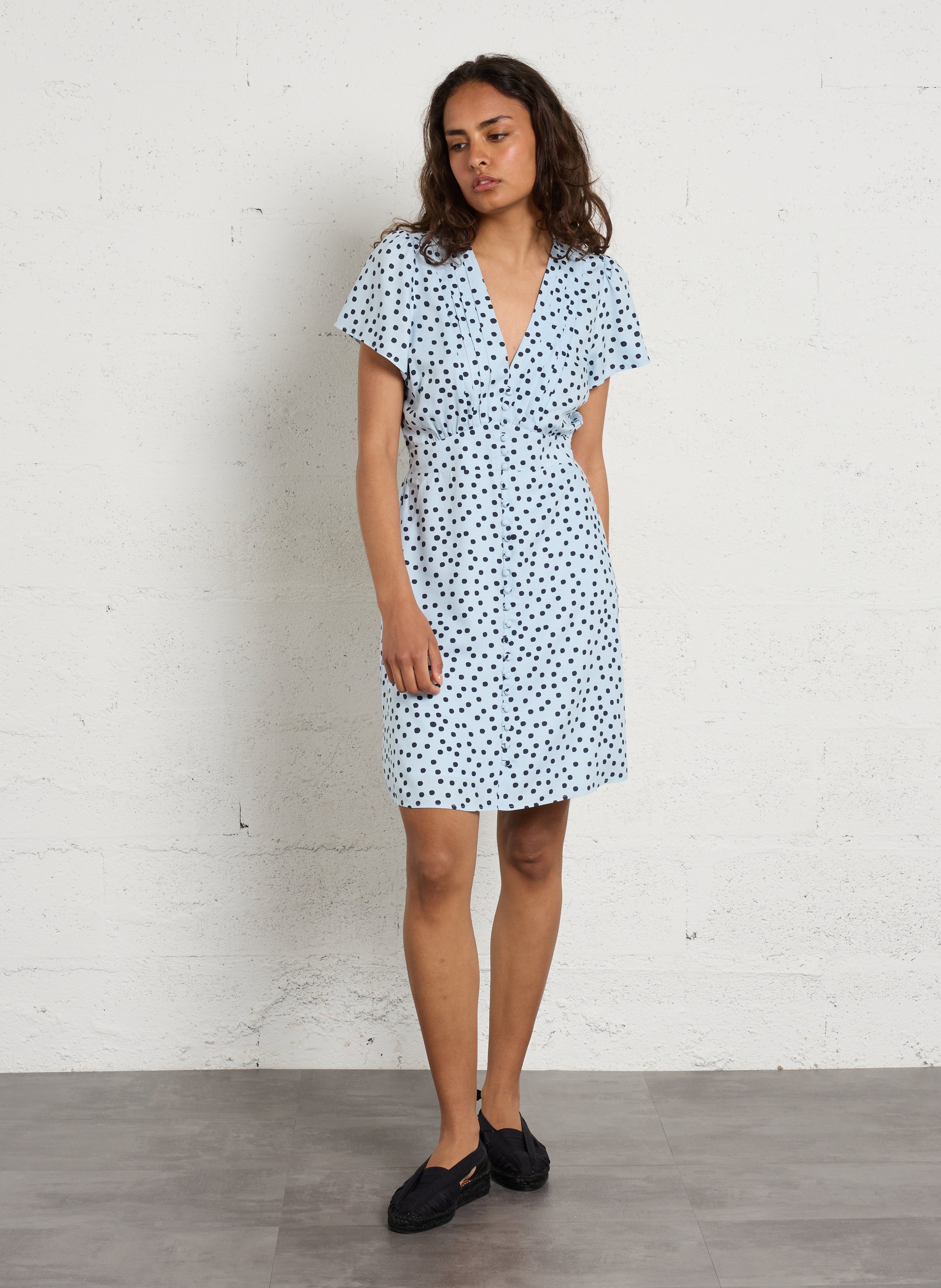 Espadrilles en coton et cuir NAGUISA Noir