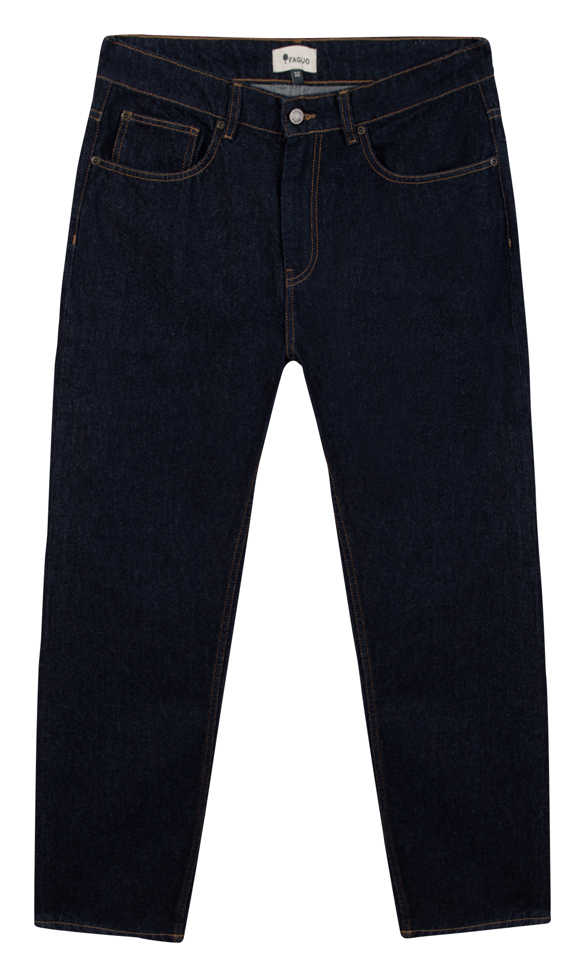 Rechte, katoenen jeans FAGUO Jeans onbewerkt