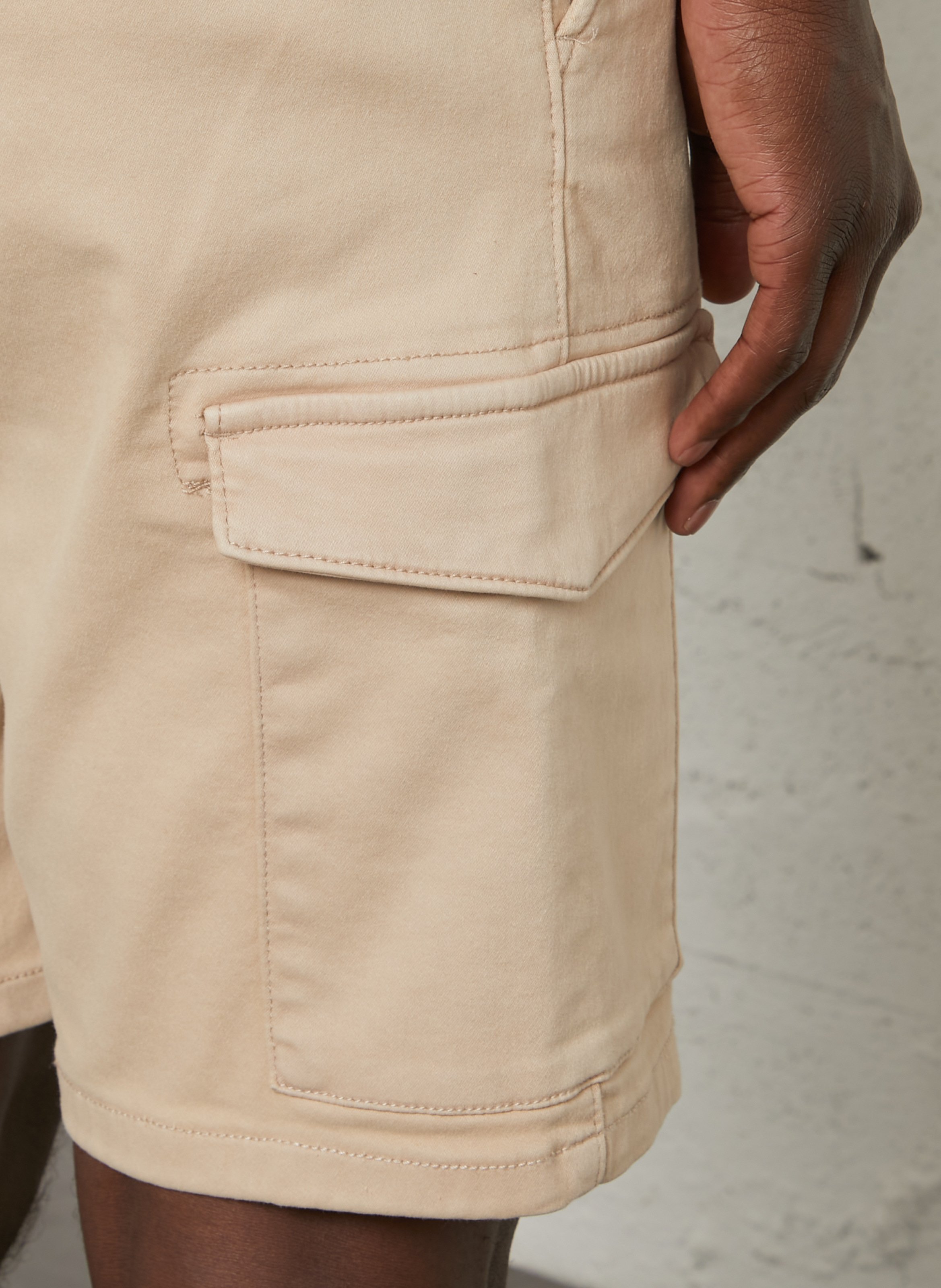 Short en coton PEPE JEANS Beige
