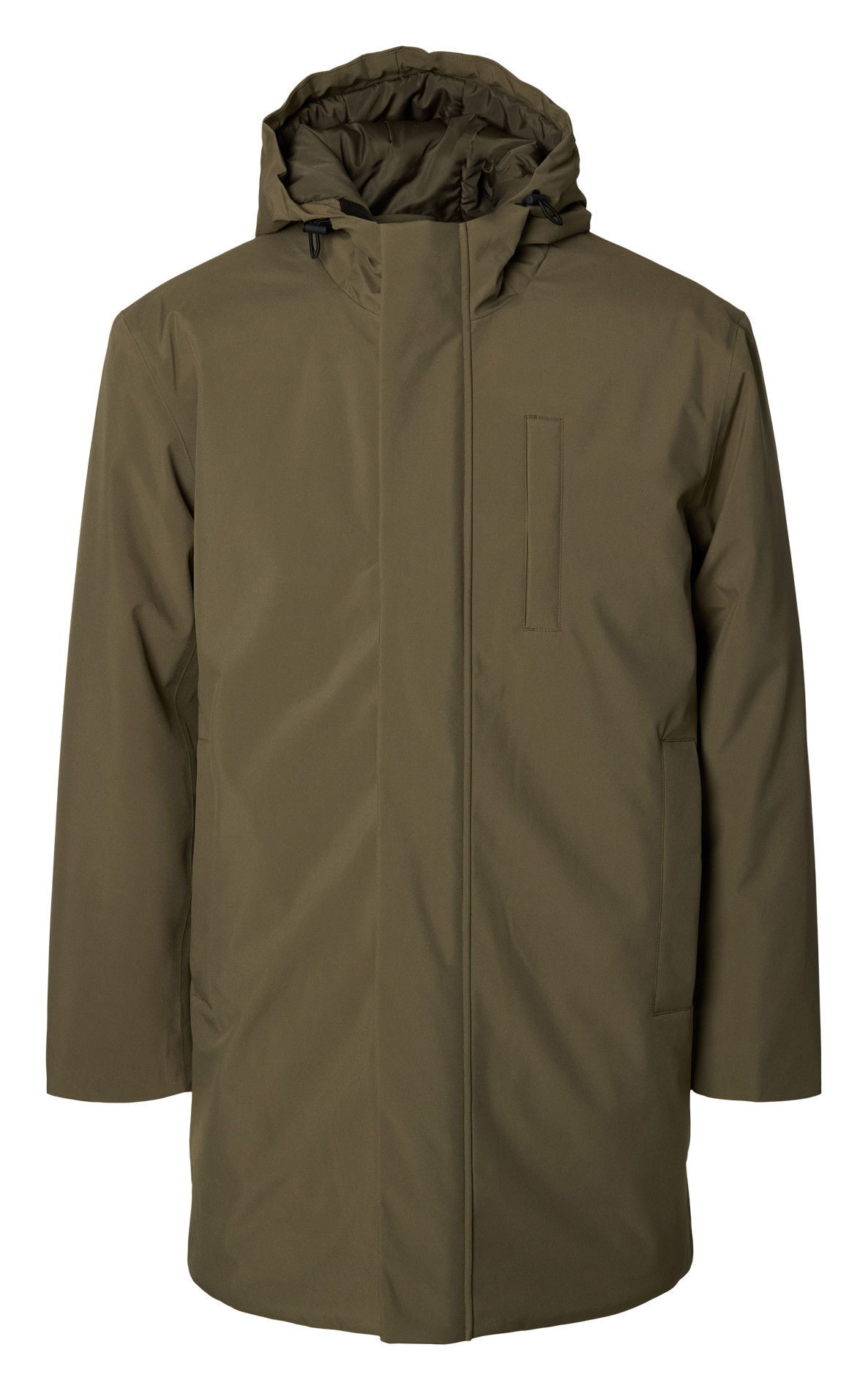 Imitatieleren jas met opstaande kraag SELECTED