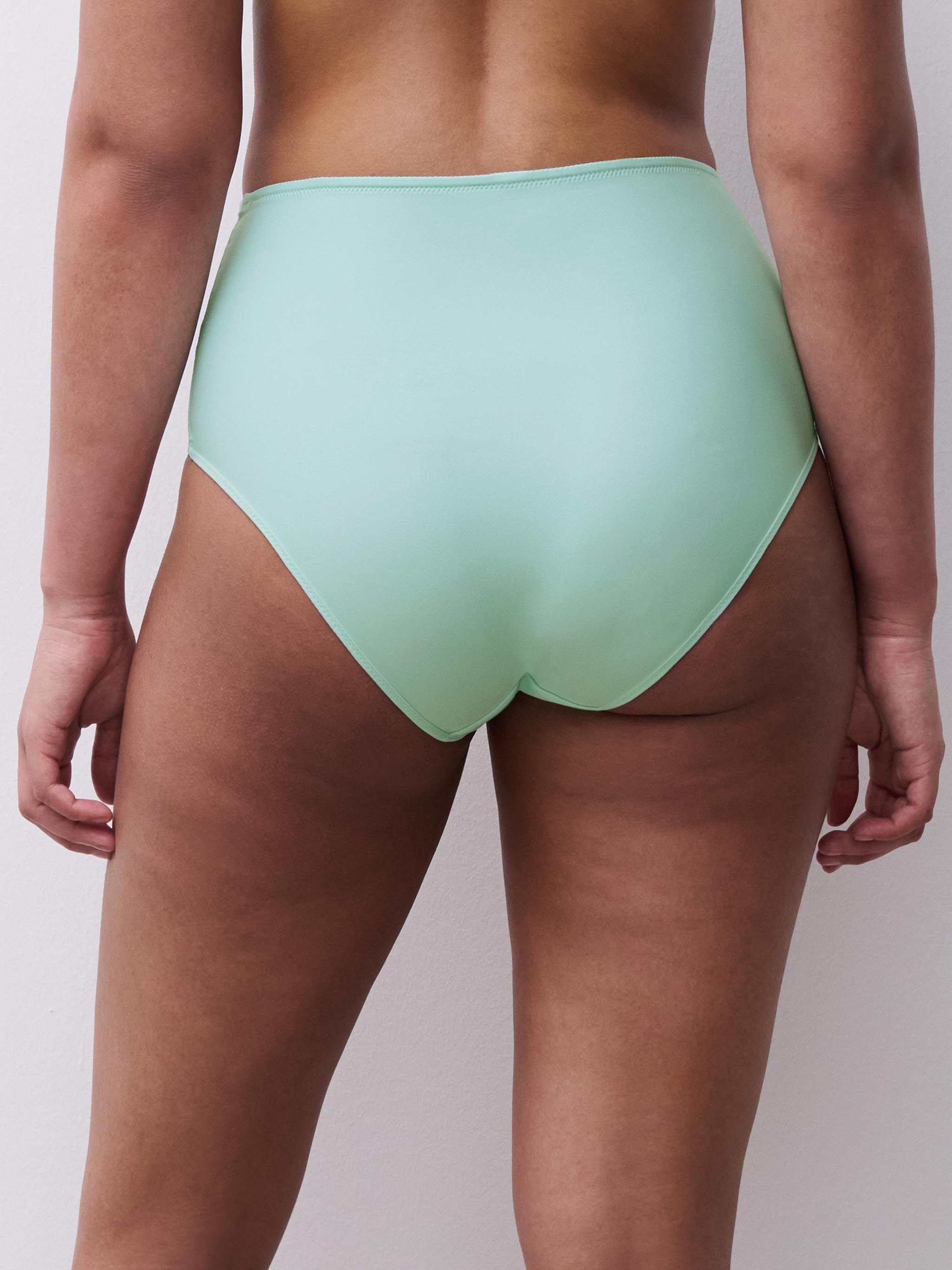 High-waisted lace panties CHANTELLE PULP Green