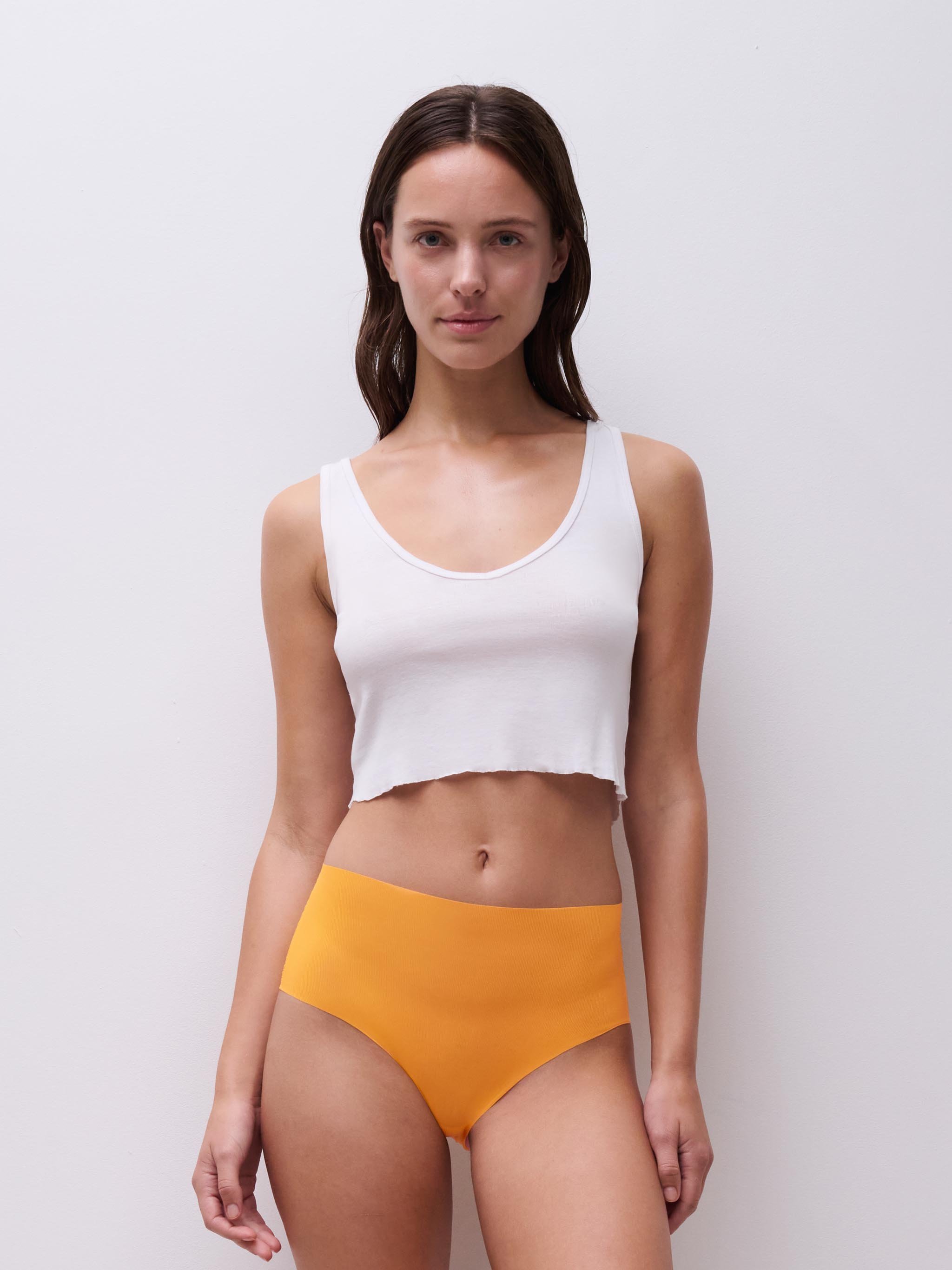 High-waisted panties CHANTELLE Orange