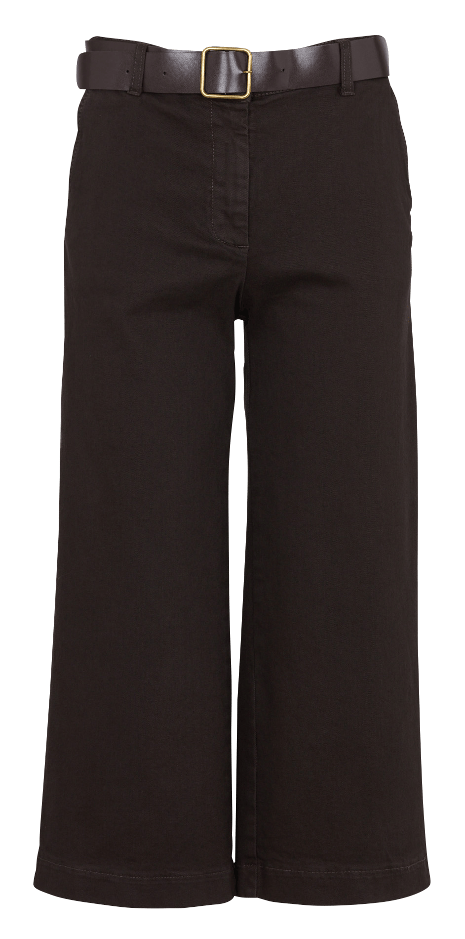 Jean cropped taille haute en coton mélangé PLEASE
