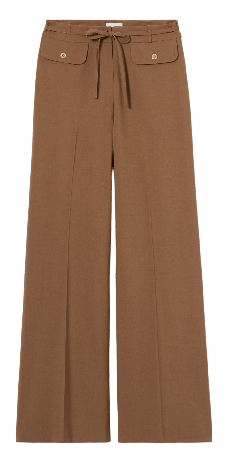 Wijde broek | wolblend CLAUDIE PIERLOT Beige