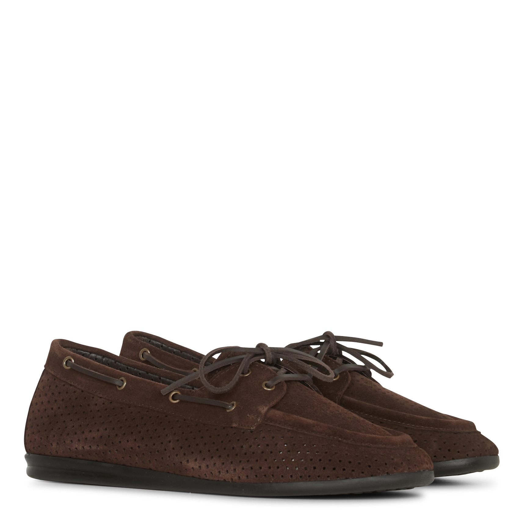 Chaussures bateau ajourées  MELLOW YELLOW Marron