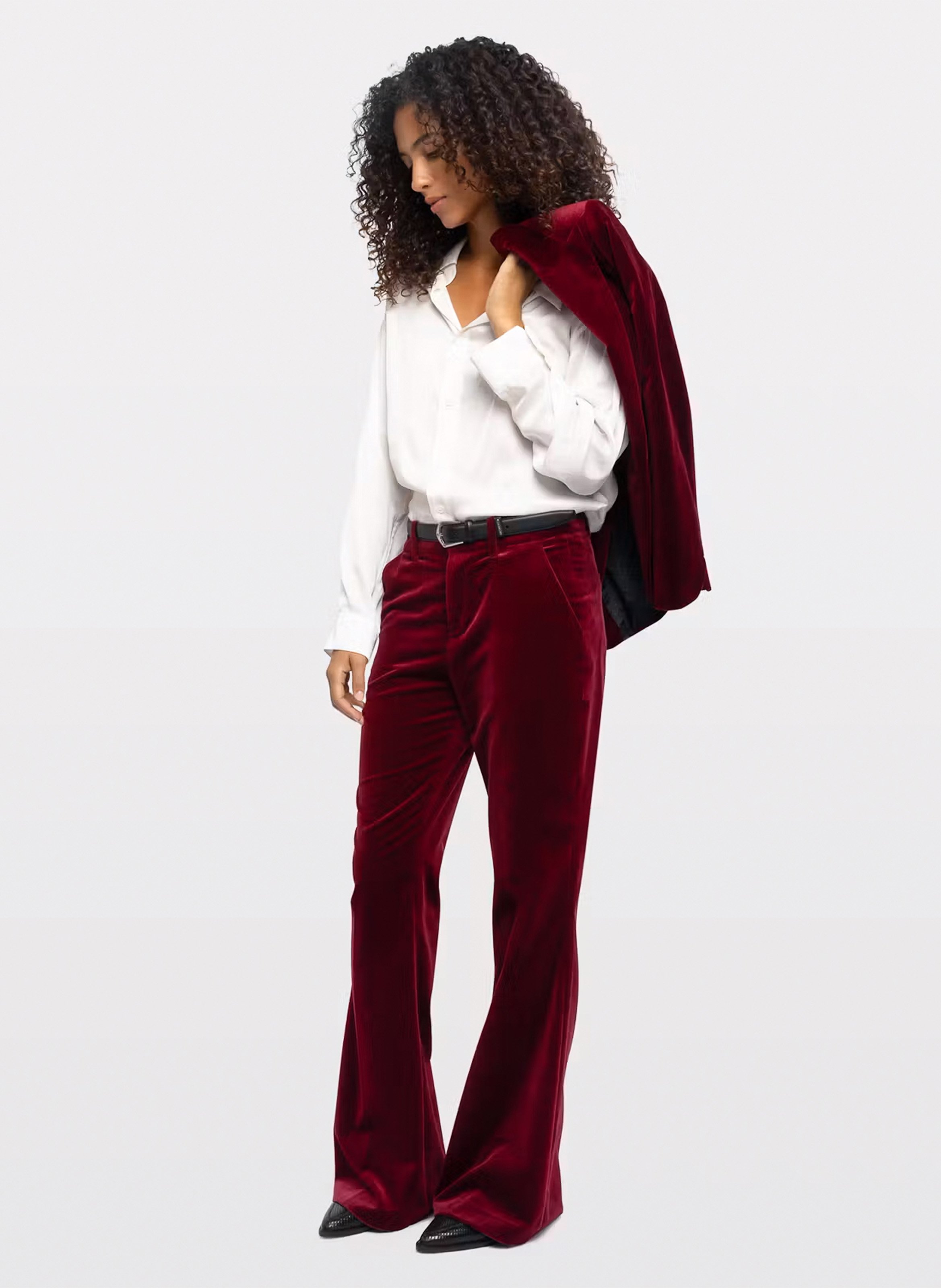 Boot-cut cotton pants | Red ZADIG&VOLTAIRE Women