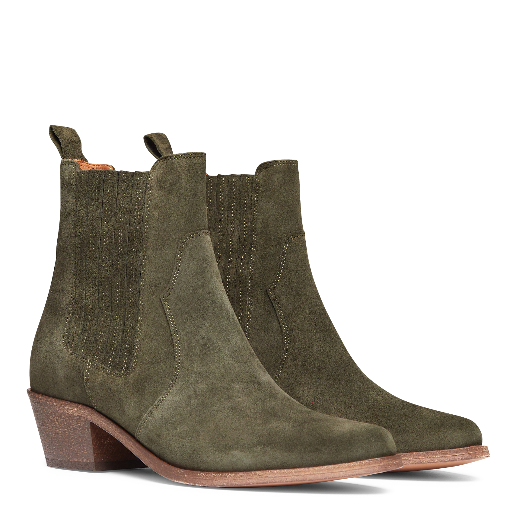 Cowboystiefel aus Leder ANTHOLOGY PARIS Grun