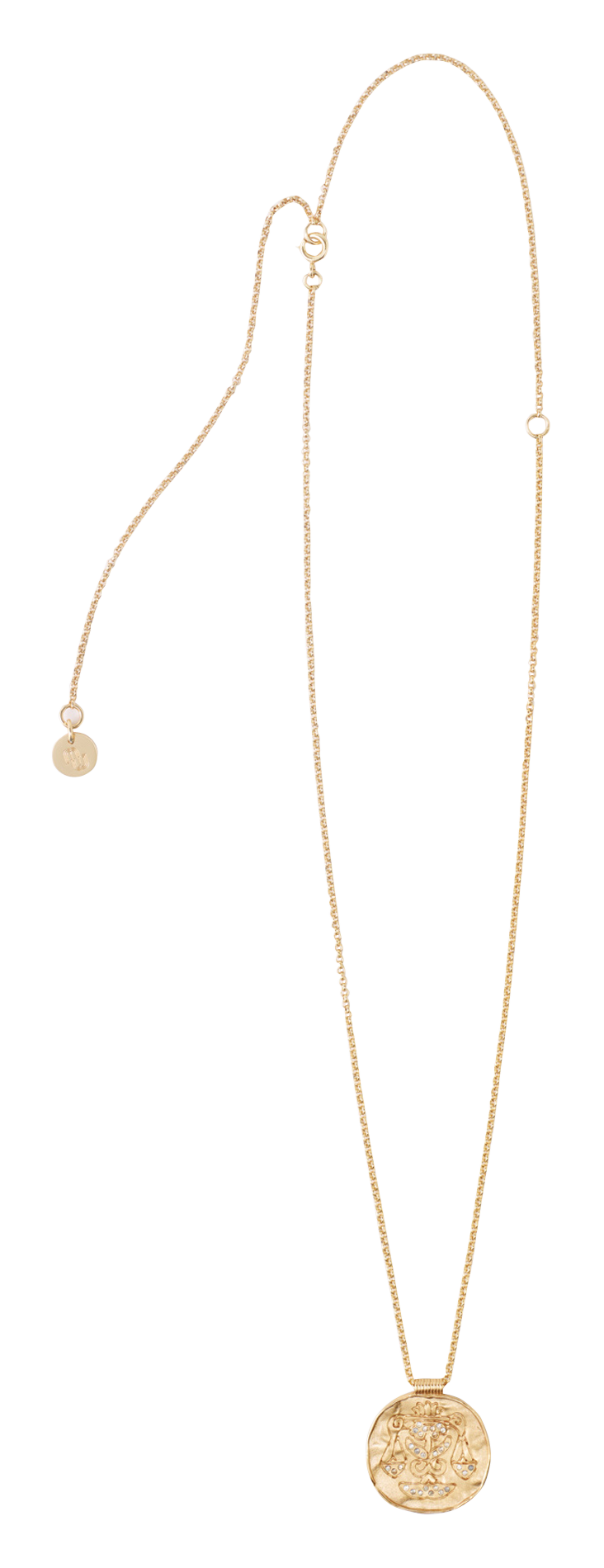 Collier à médaille signe astrologique MAJE Doré