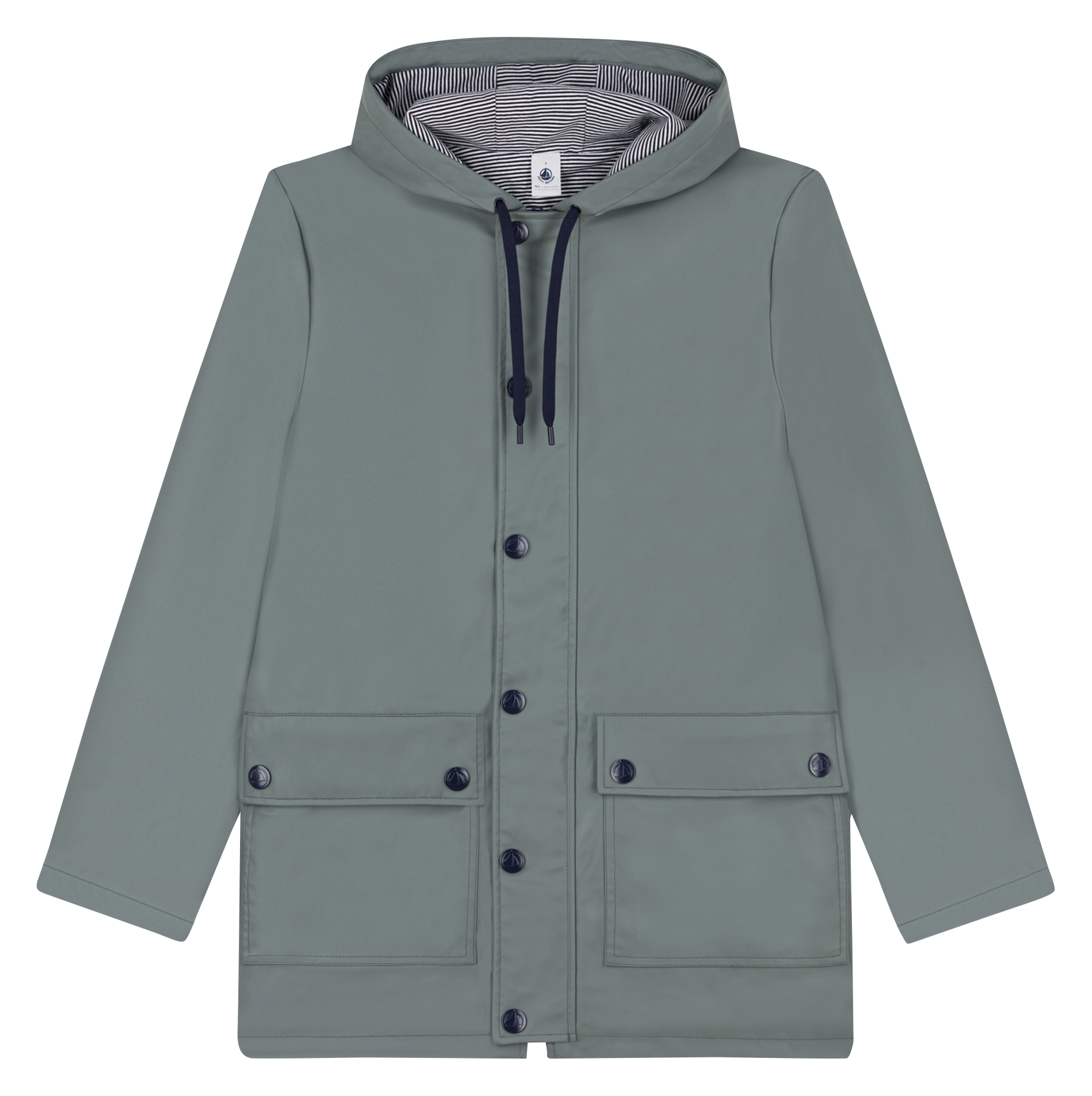 Regenjacke mit Kapuze Grun