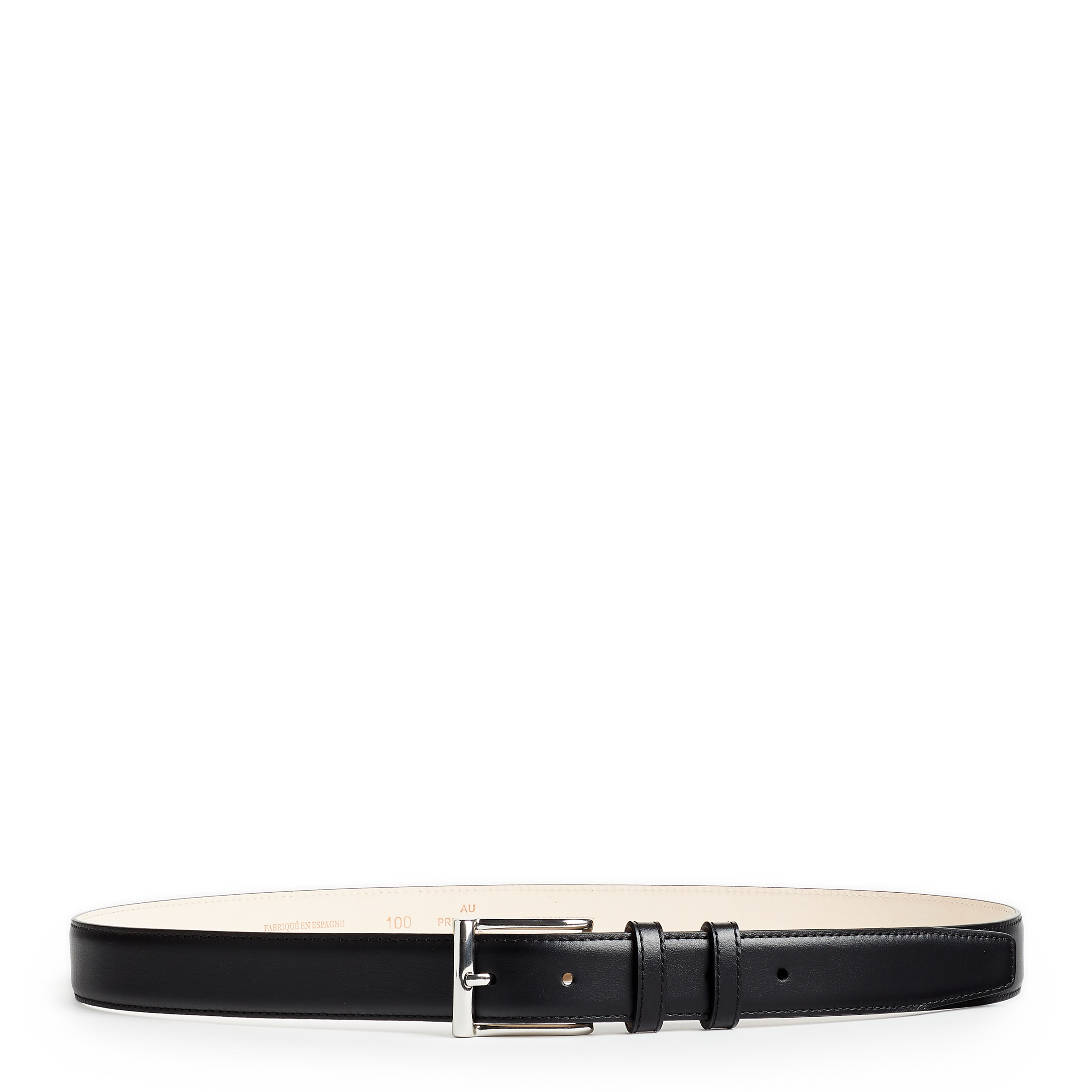Leather belt AU PRINTEMPS PARIS Black