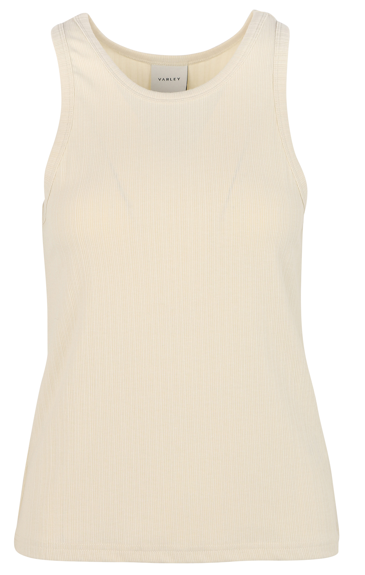 Gerade geschnittenes Tanktop mit Rundhalsausschnitt VARLEY Beige