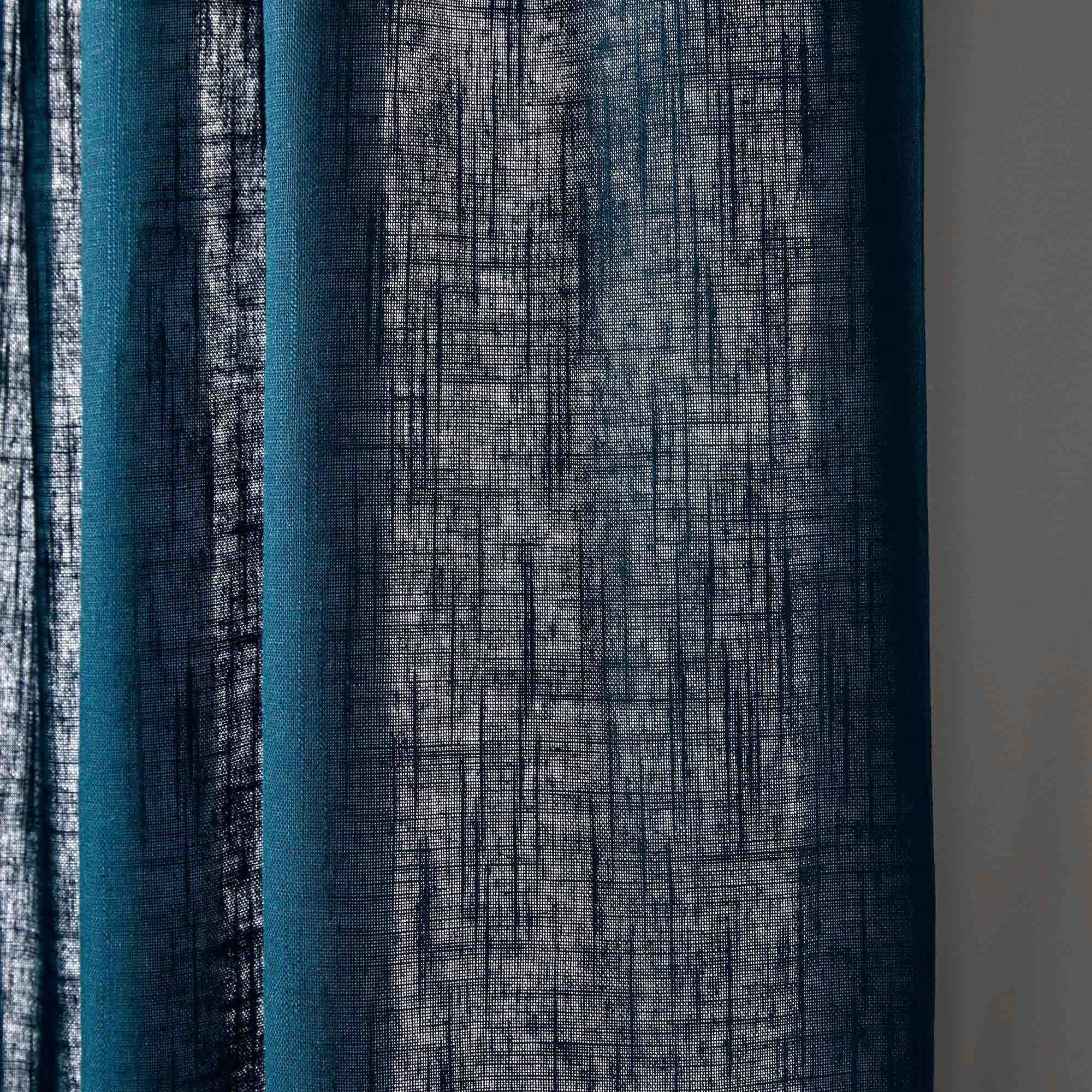 Curtain with gathering tape MADURA Blue