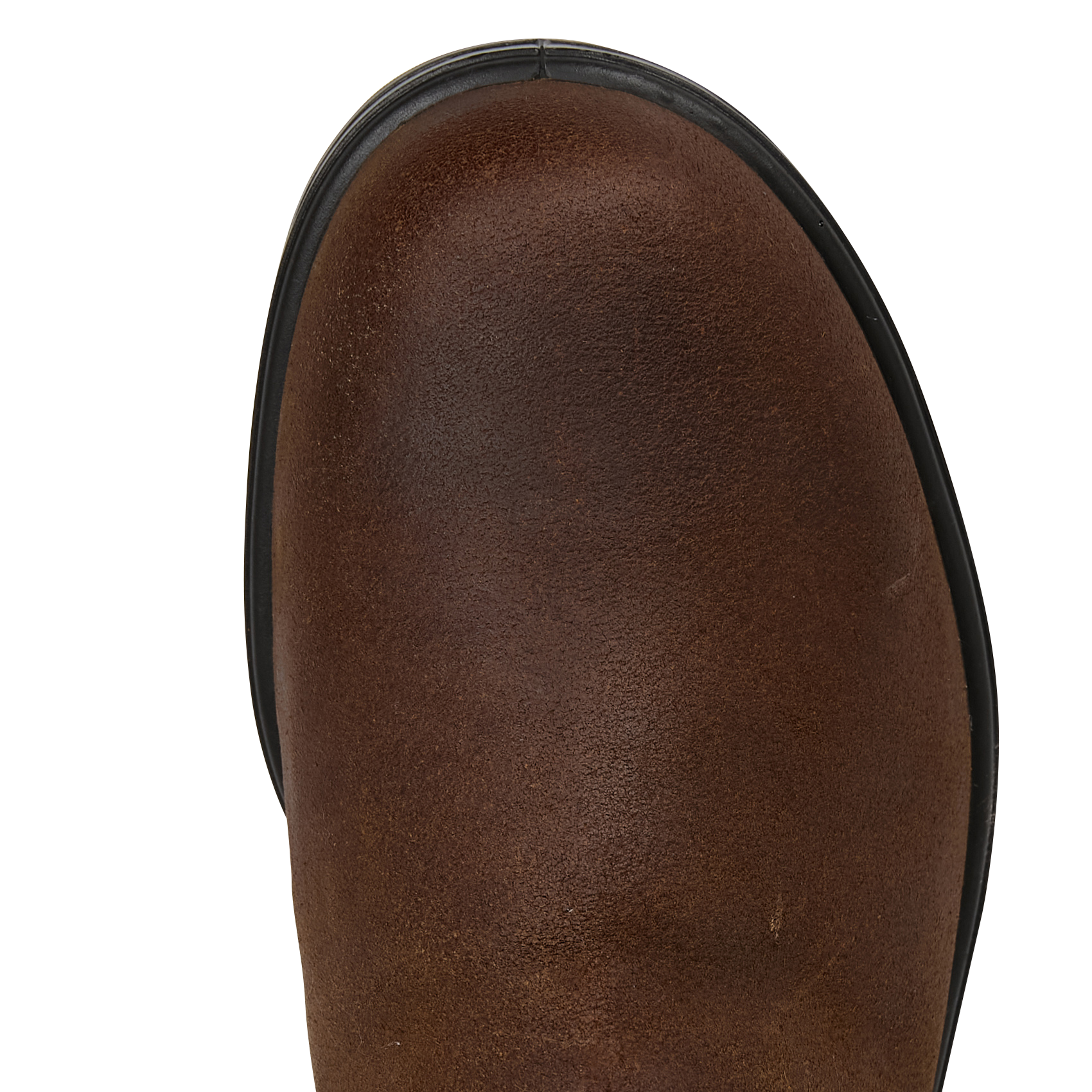 Boots aus Veloursleder Braun