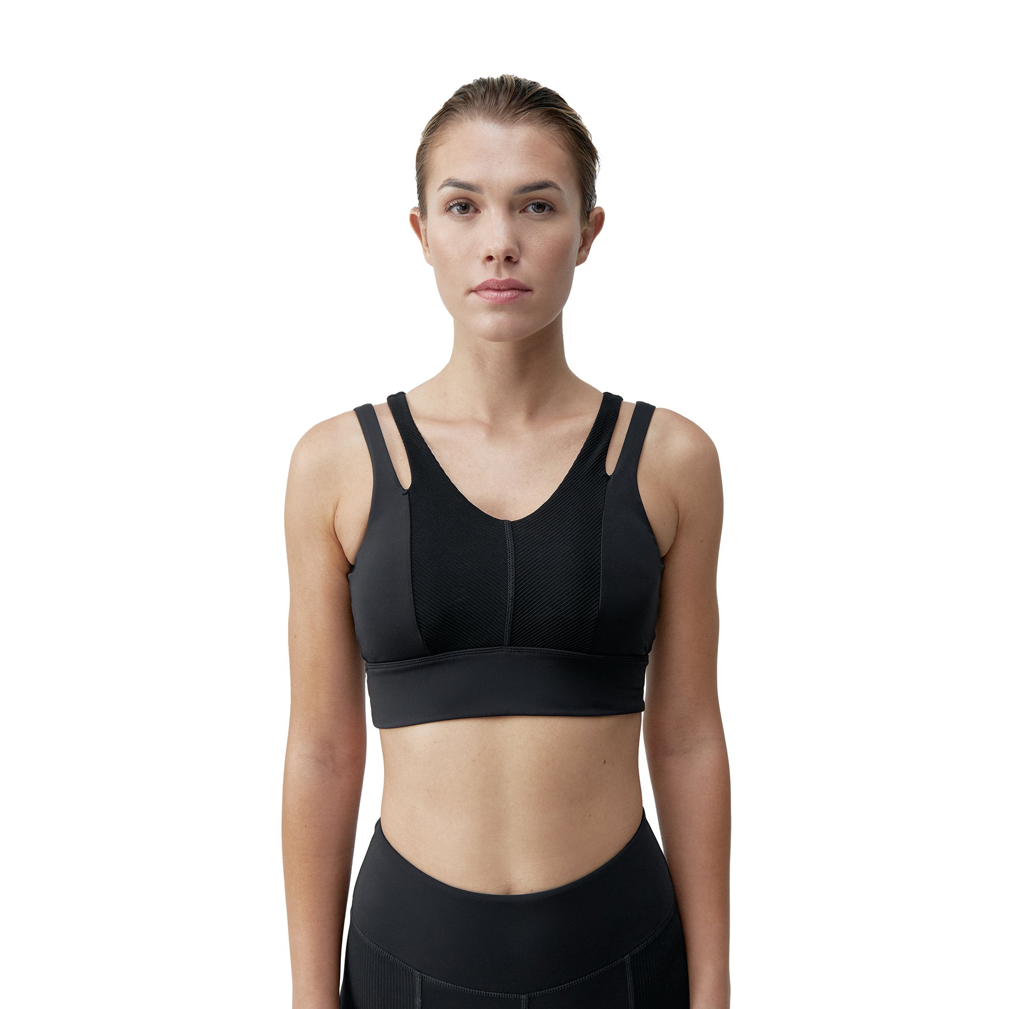 Reka sports bra with removable padding BORN LIVING YOGA Black
