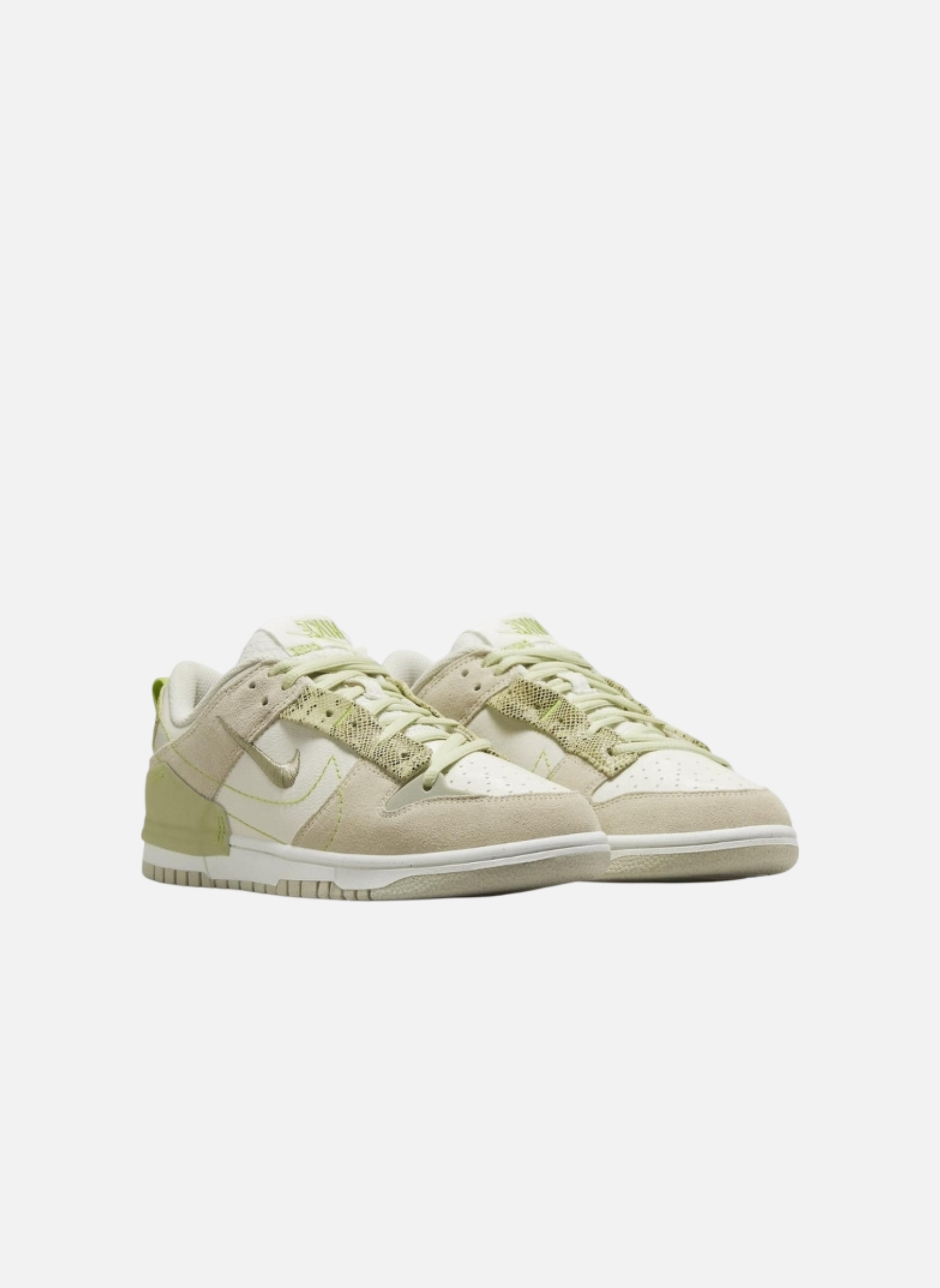 Leather low-top sneakers NIKE Beige