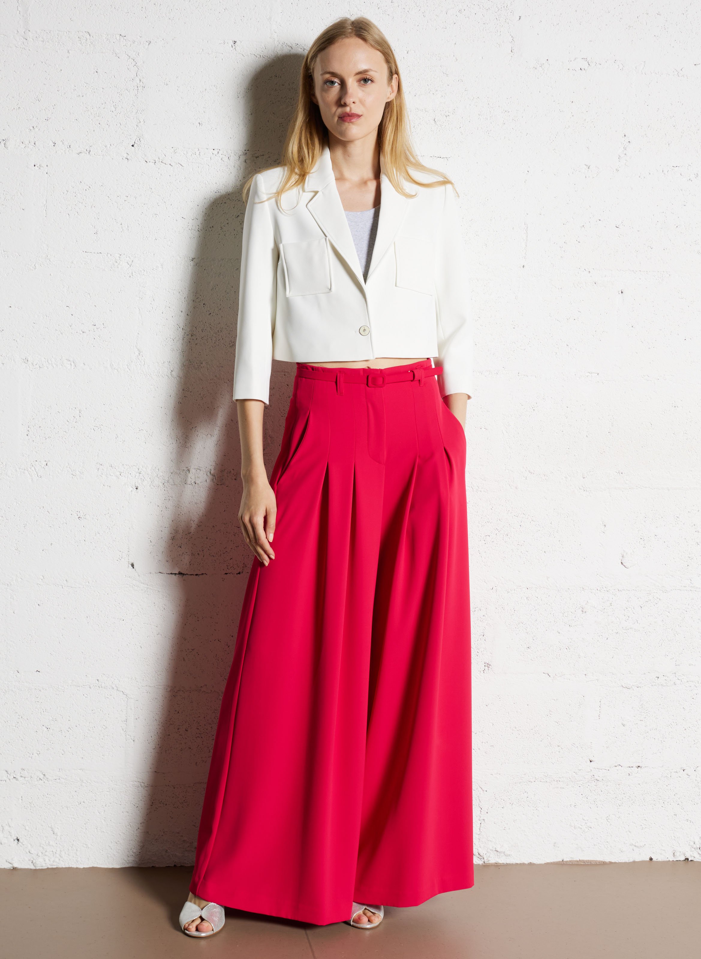 Sandales haute en cuir BOBBIES Argent