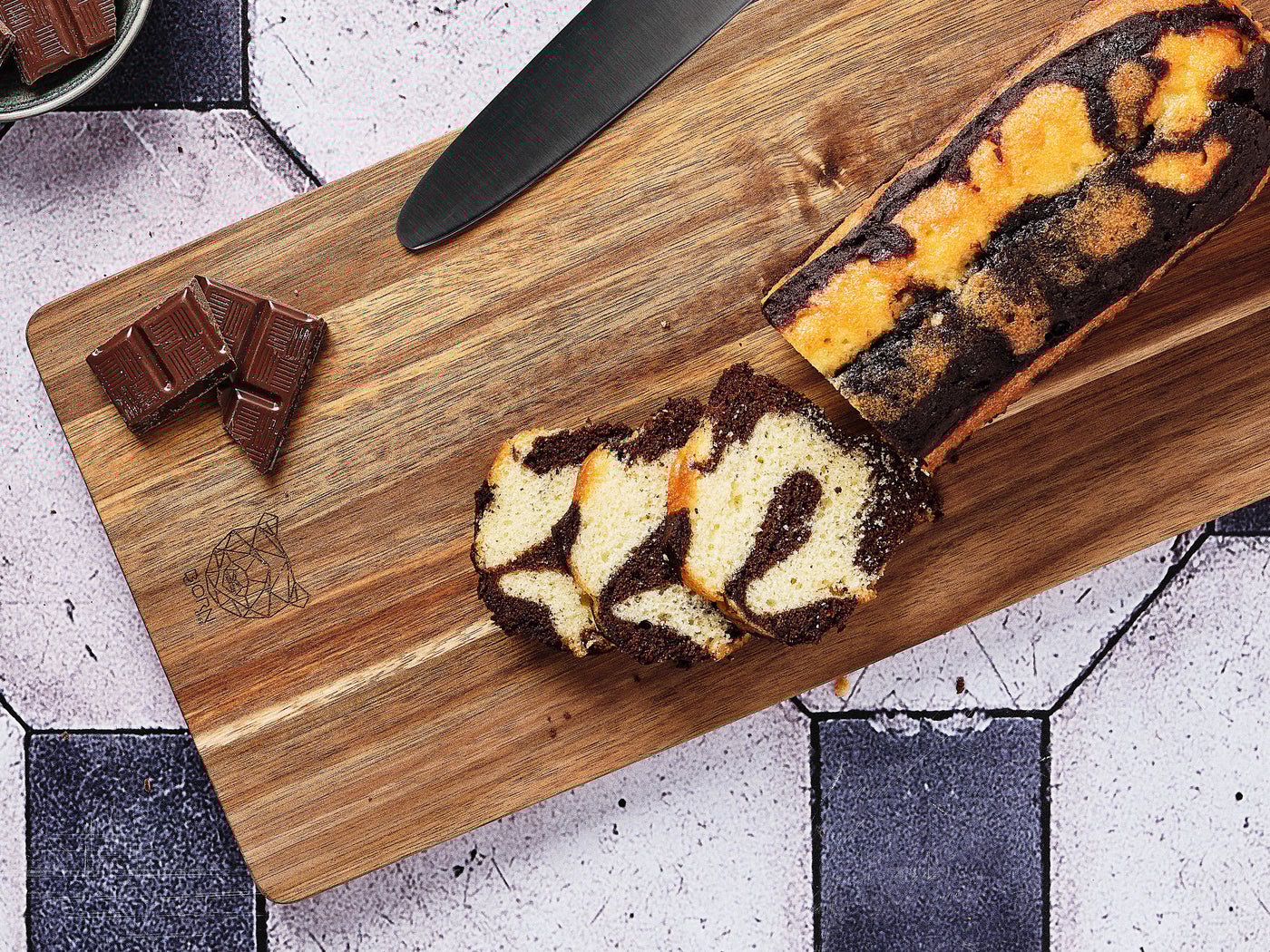 Acacia Wood Cutting Board Stine - 39 x 19cm BJORN Brown