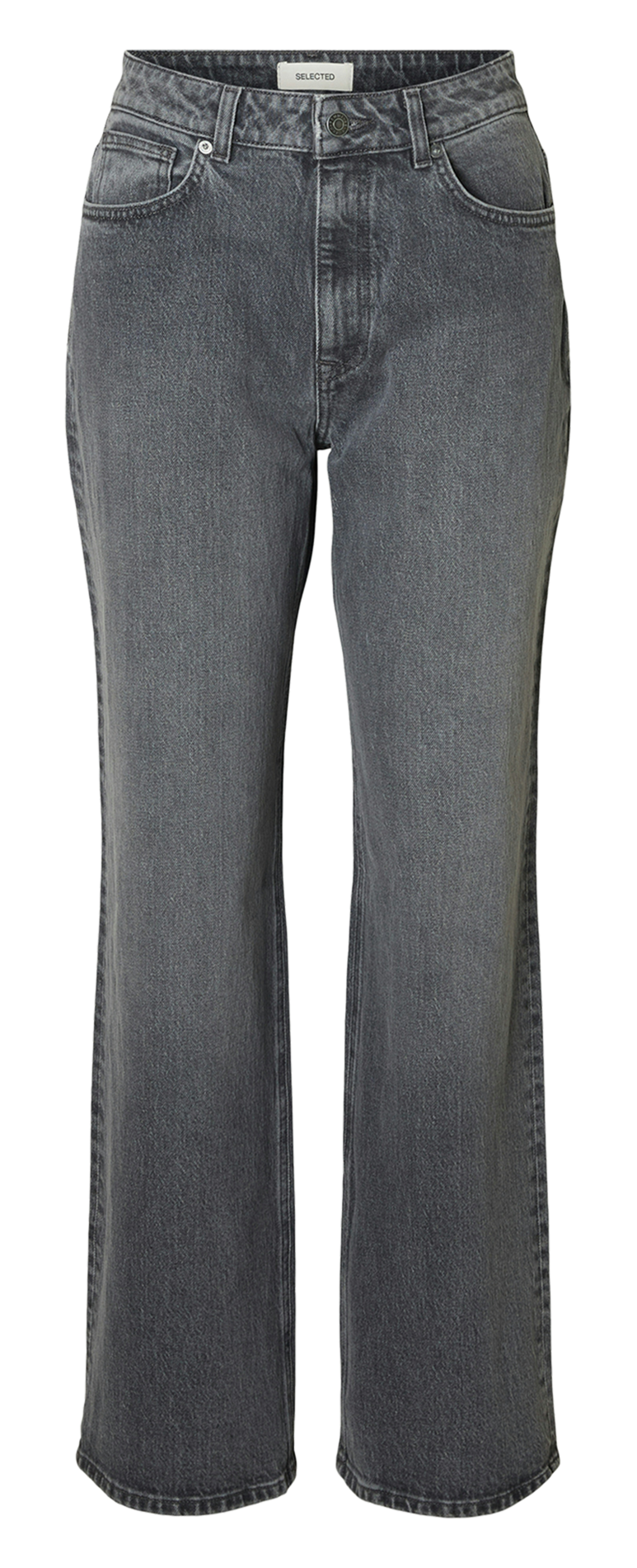 Jean flare délavé  SELECTED Gris