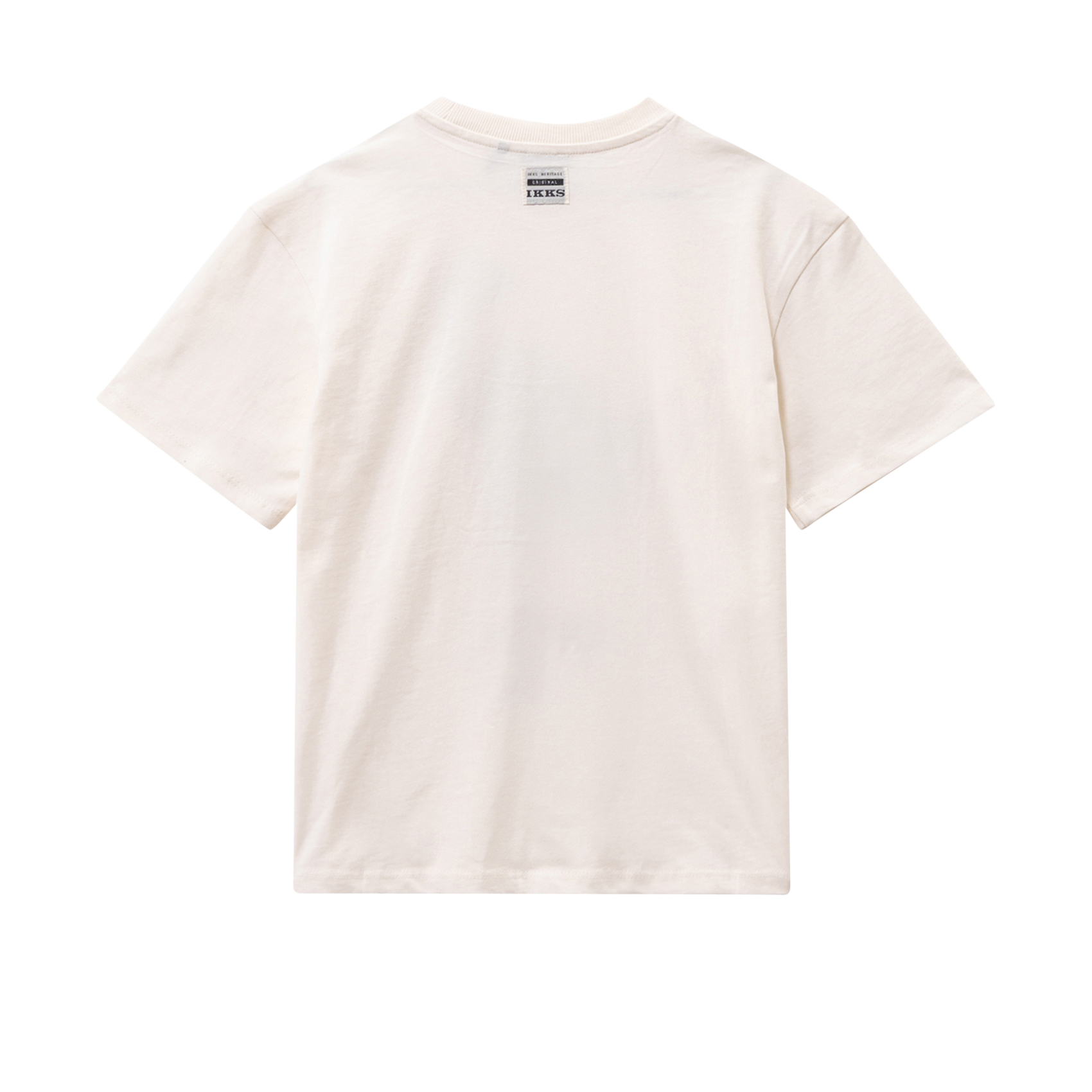 Tee-shirt col rond en coton IKKS JUNIOR Blanc