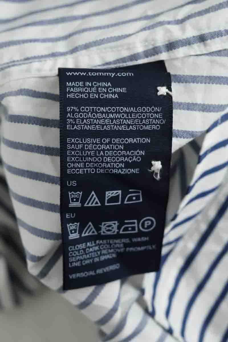 Cotton shirt TOMMY HILFIGER - SECONDE MAIN White