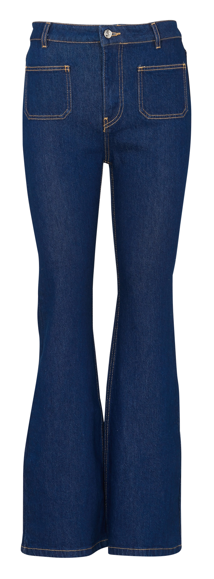 Charlotte - Flared Jeans aus Baumwolle BERENICE Blau