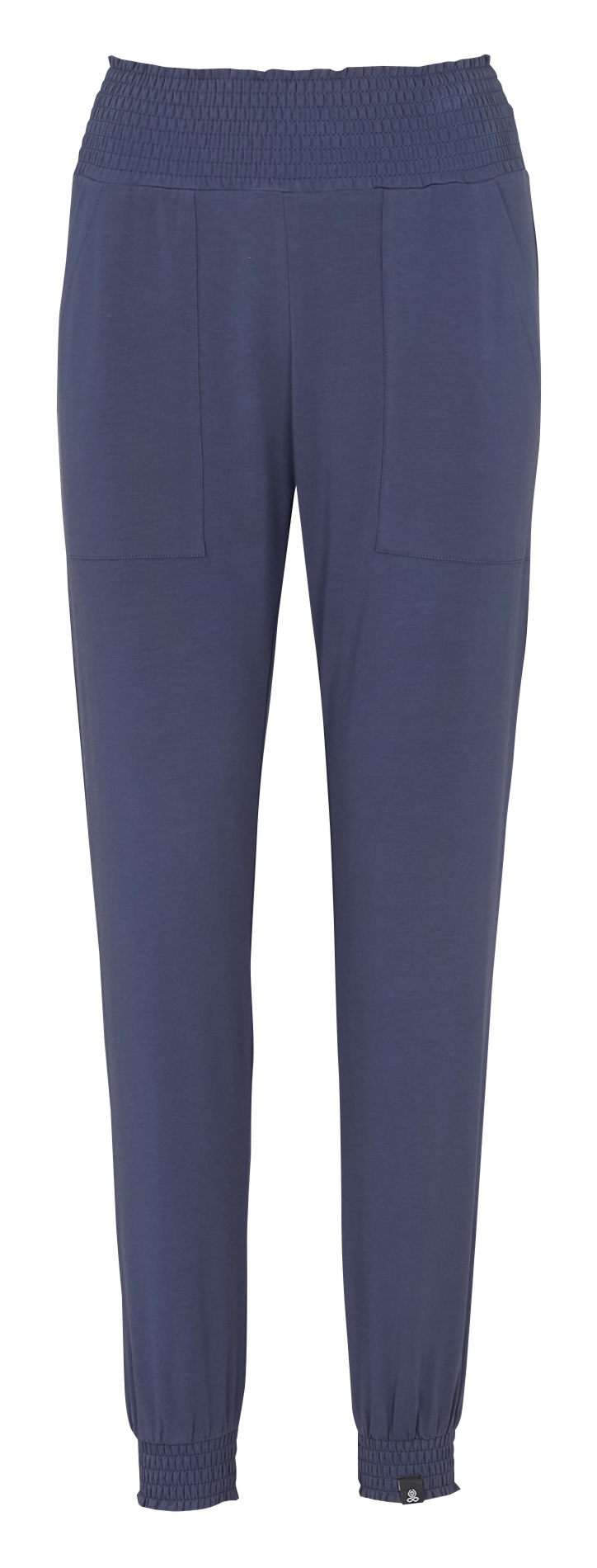 Elasticated slim fit trousers YOGA SEARCHER Blue