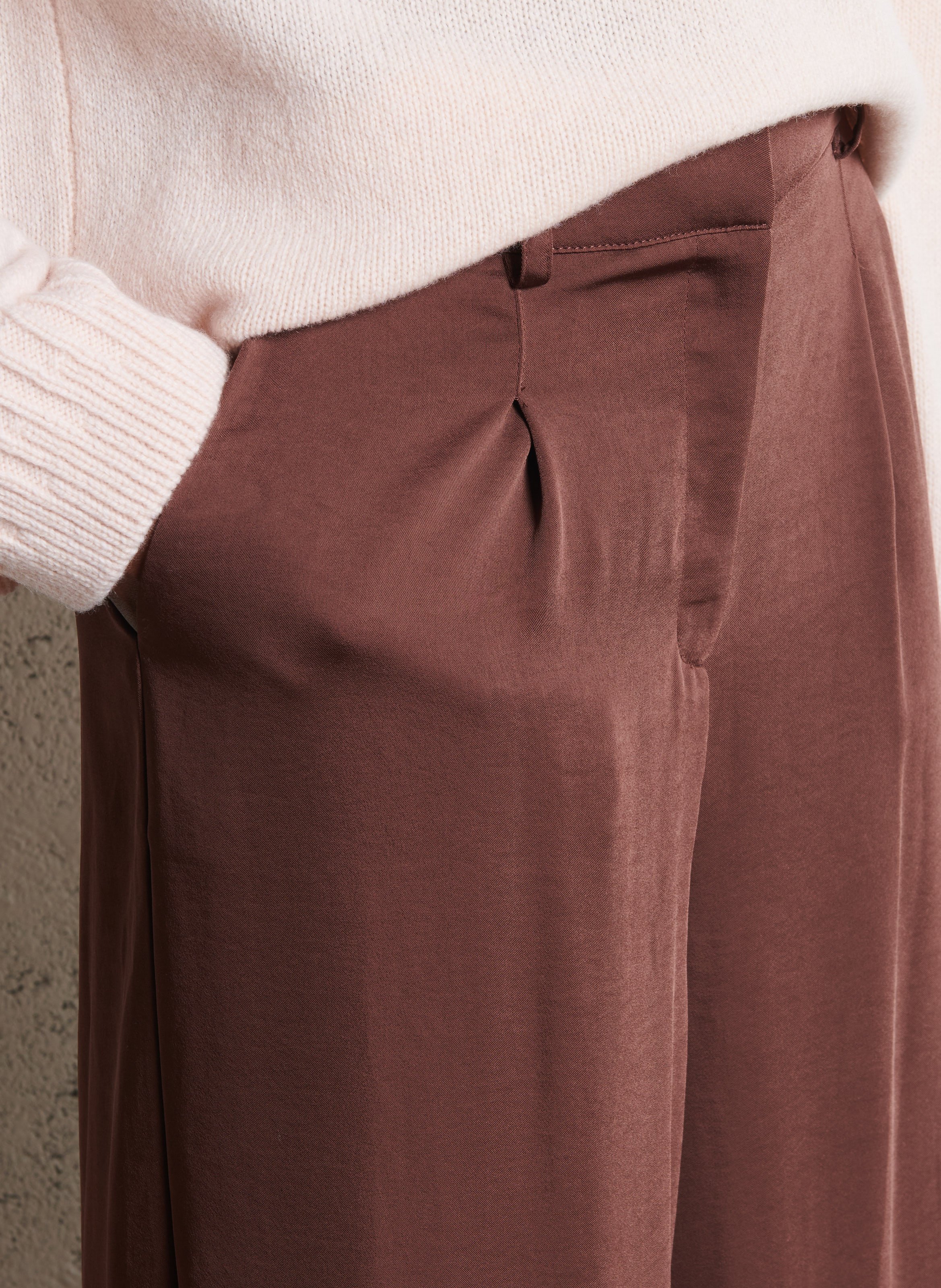 Wide trousers MAISON 123 Brown