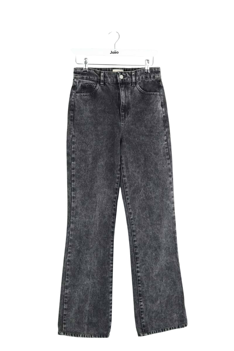 Cotton straight jeans SEZANE - Seconde main Grey