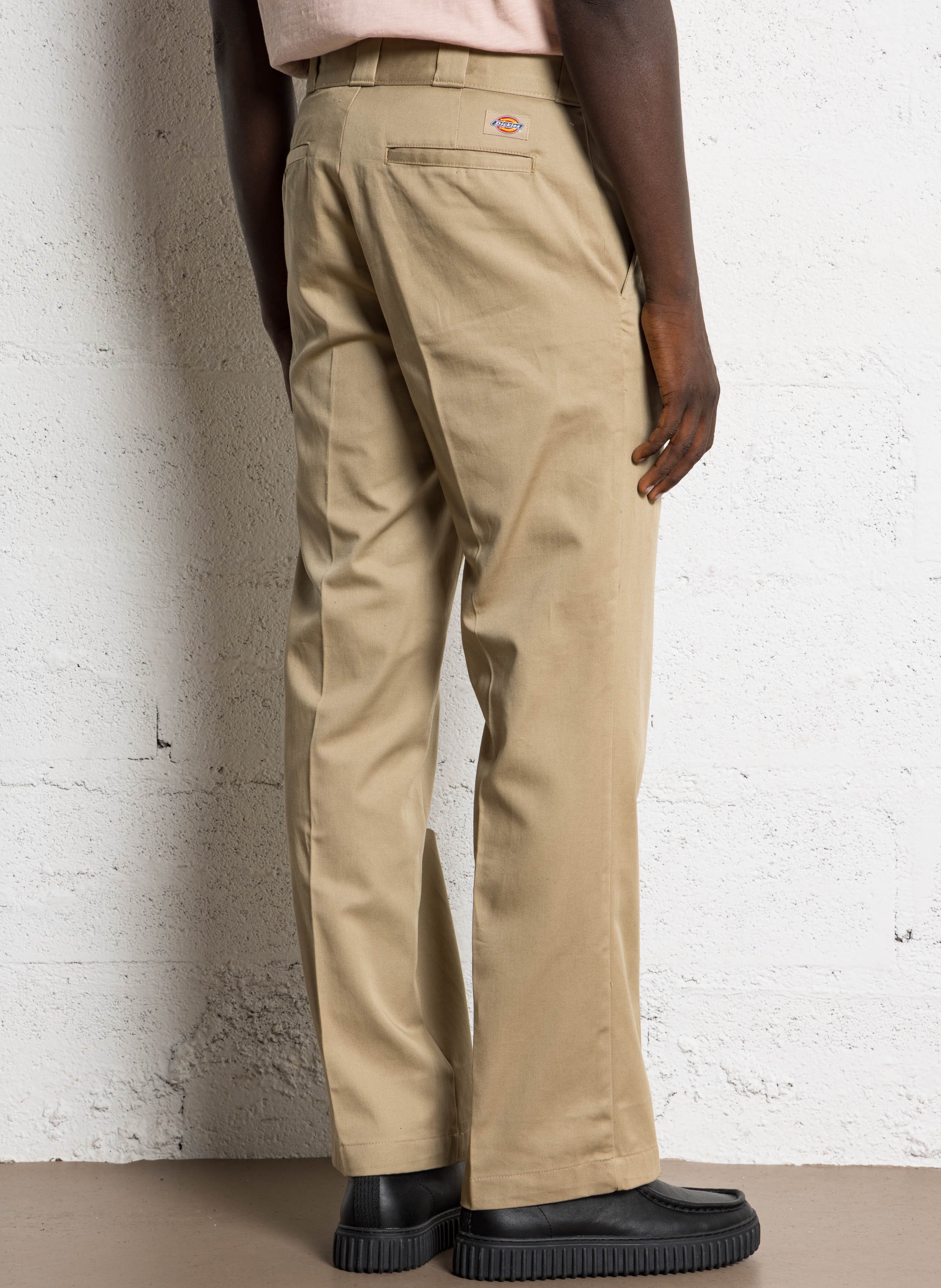 Katoenen straight fit pantalon DICKIES Beige