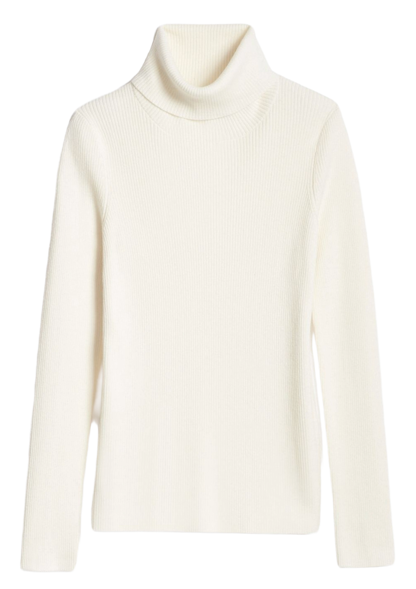 Straight turtleneck sweater in cotton and wool VANESSA BRUNO Beige