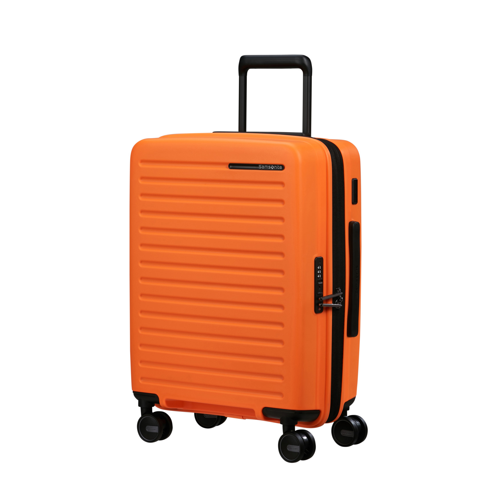 Restackd 4-wheel carry-on suitcase size S SAMSONITE Orange