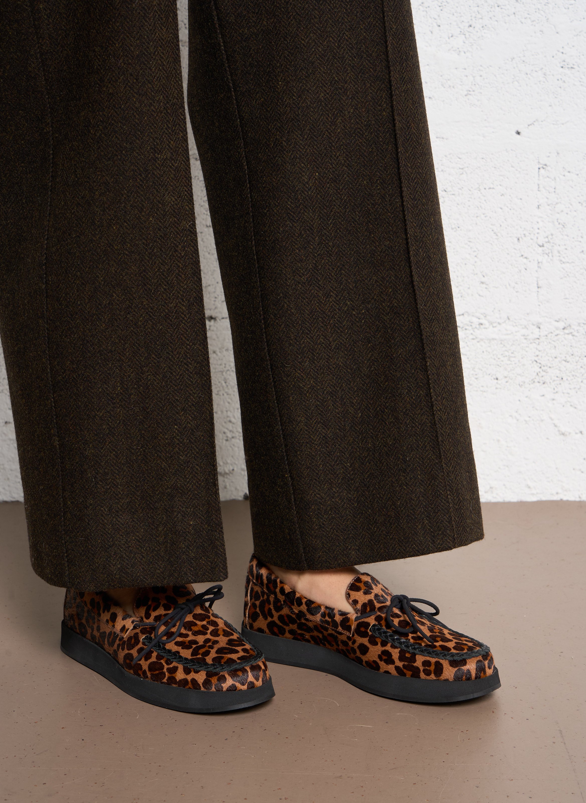 Mocassins en cuir SOCQUE PARIS Multicolore